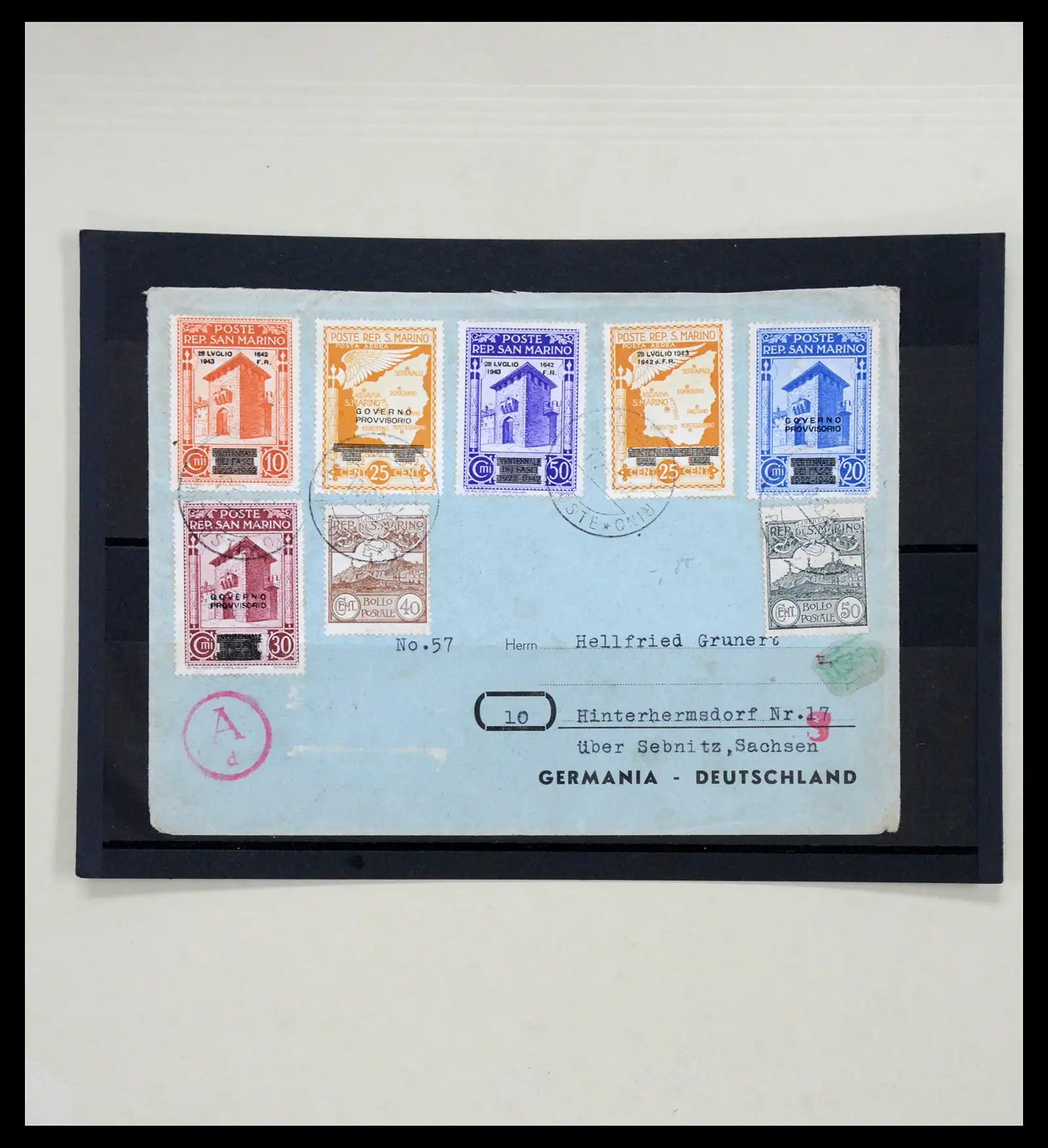 38208 0038 - Postzegelverzameling 38208 San Marino 1877-2002.