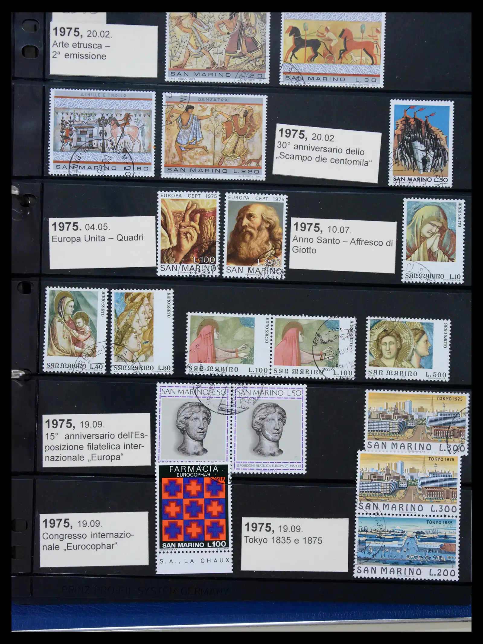 38208 0099 - Postzegelverzameling 38208 San Marino 1877-2002.