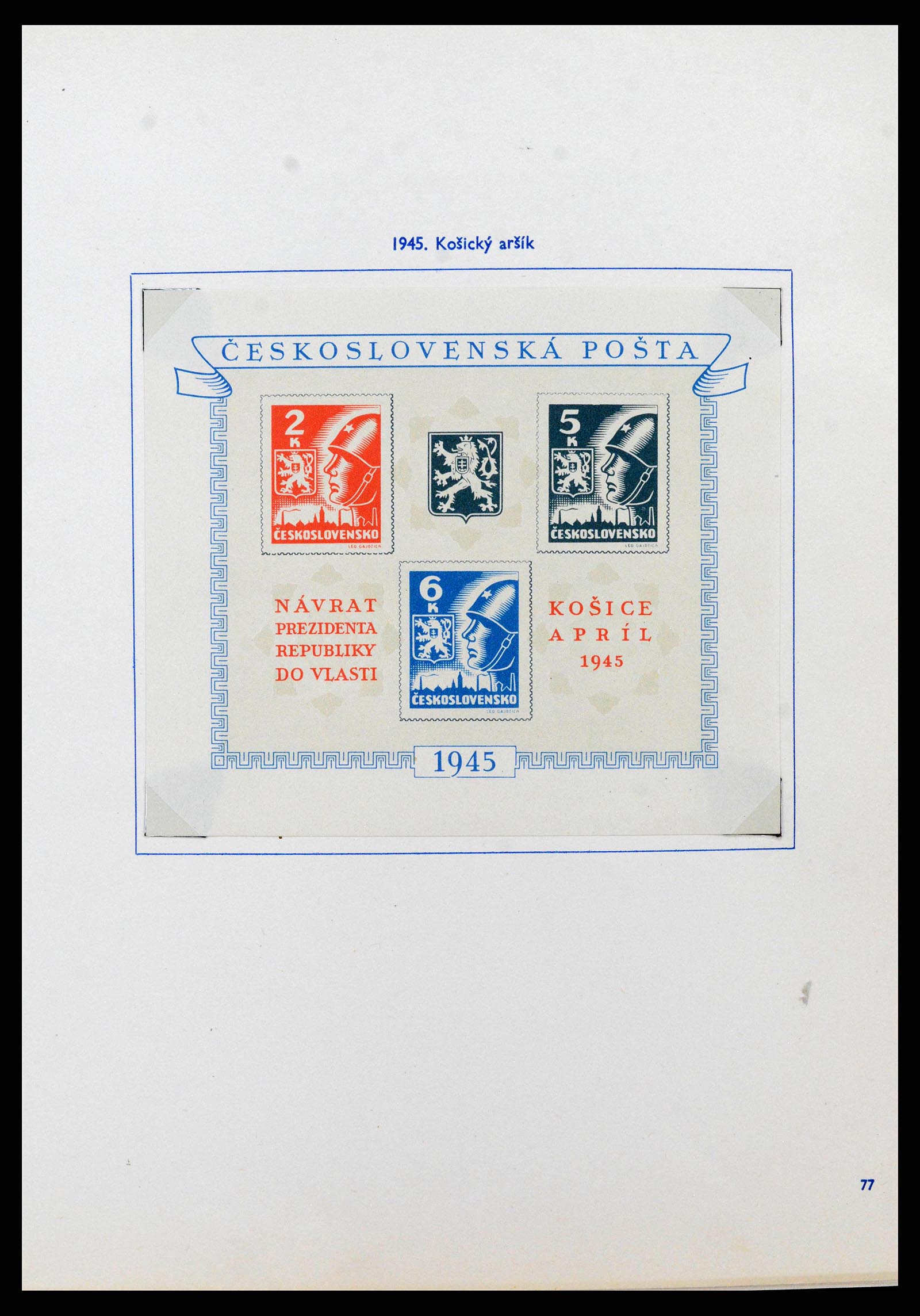 38213 0002 - Postzegelverzameling 38213 Tsjechoslowakije 1918-1990.
