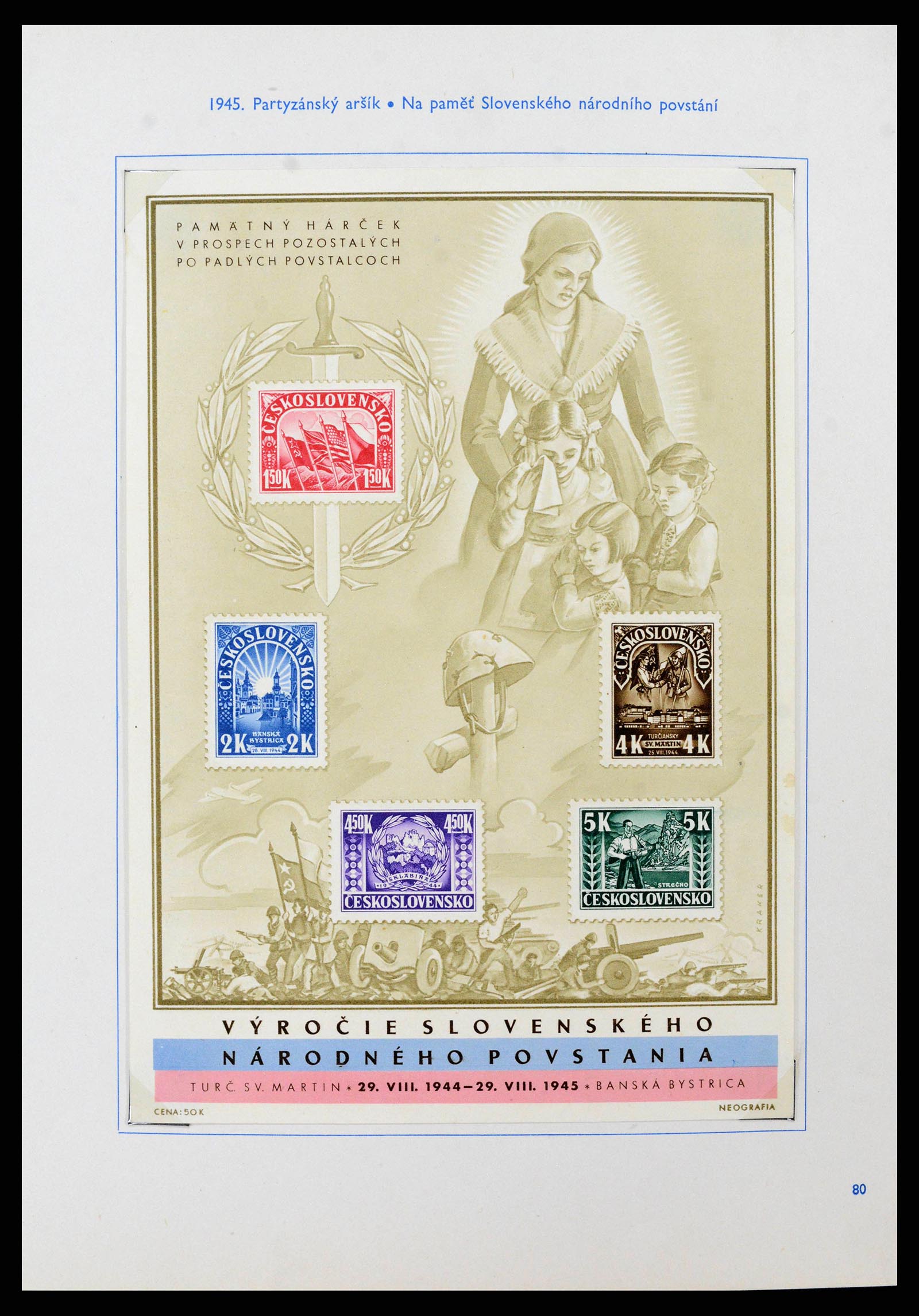 38213 0005 - Postzegelverzameling 38213 Tsjechoslowakije 1918-1990.