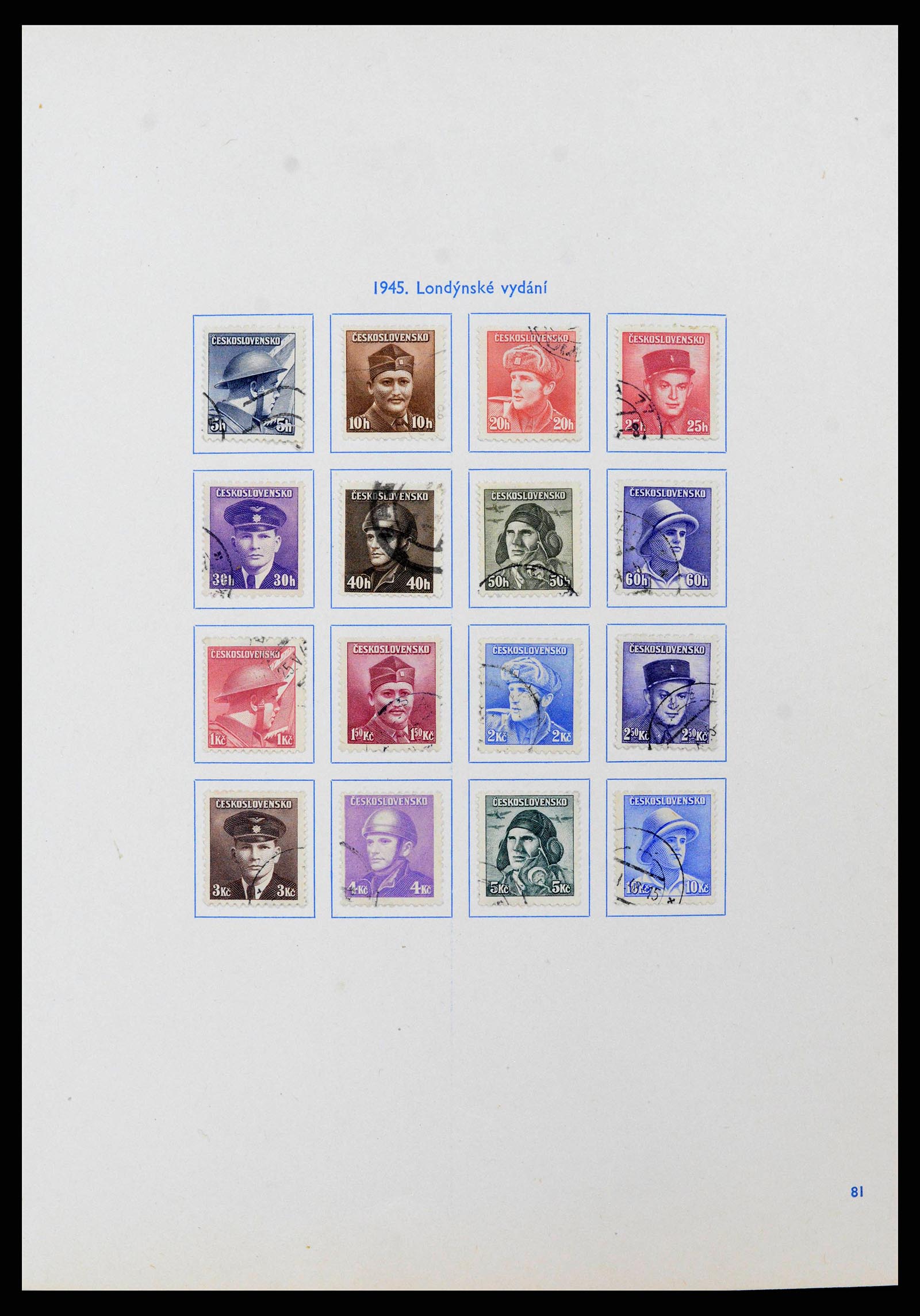 38213 0006 - Postzegelverzameling 38213 Tsjechoslowakije 1918-1990.