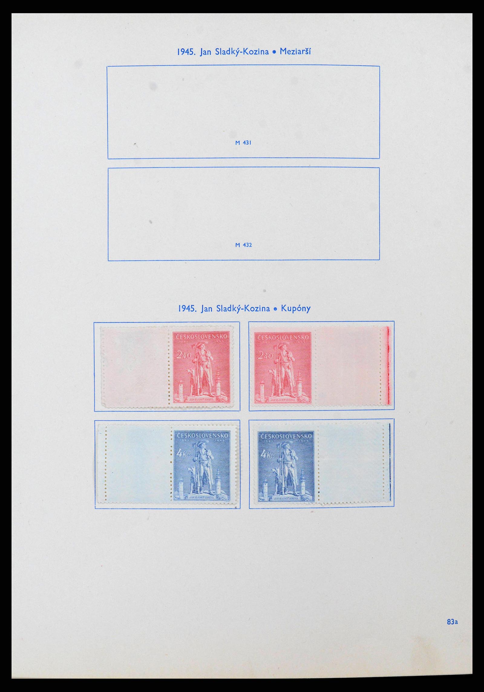 38213 0009 - Postzegelverzameling 38213 Tsjechoslowakije 1918-1990.