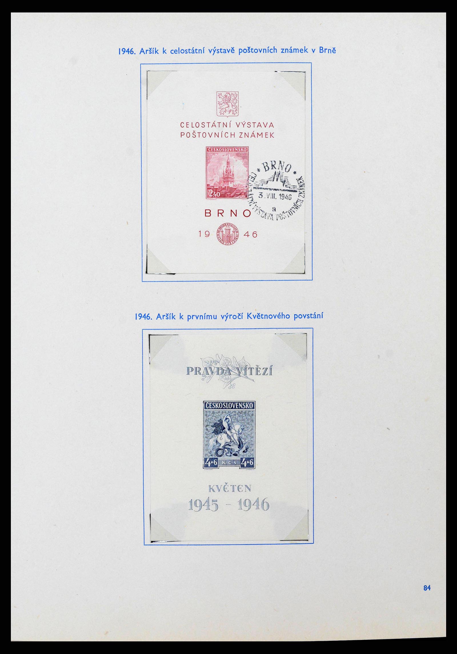38213 0010 - Postzegelverzameling 38213 Tsjechoslowakije 1918-1990.