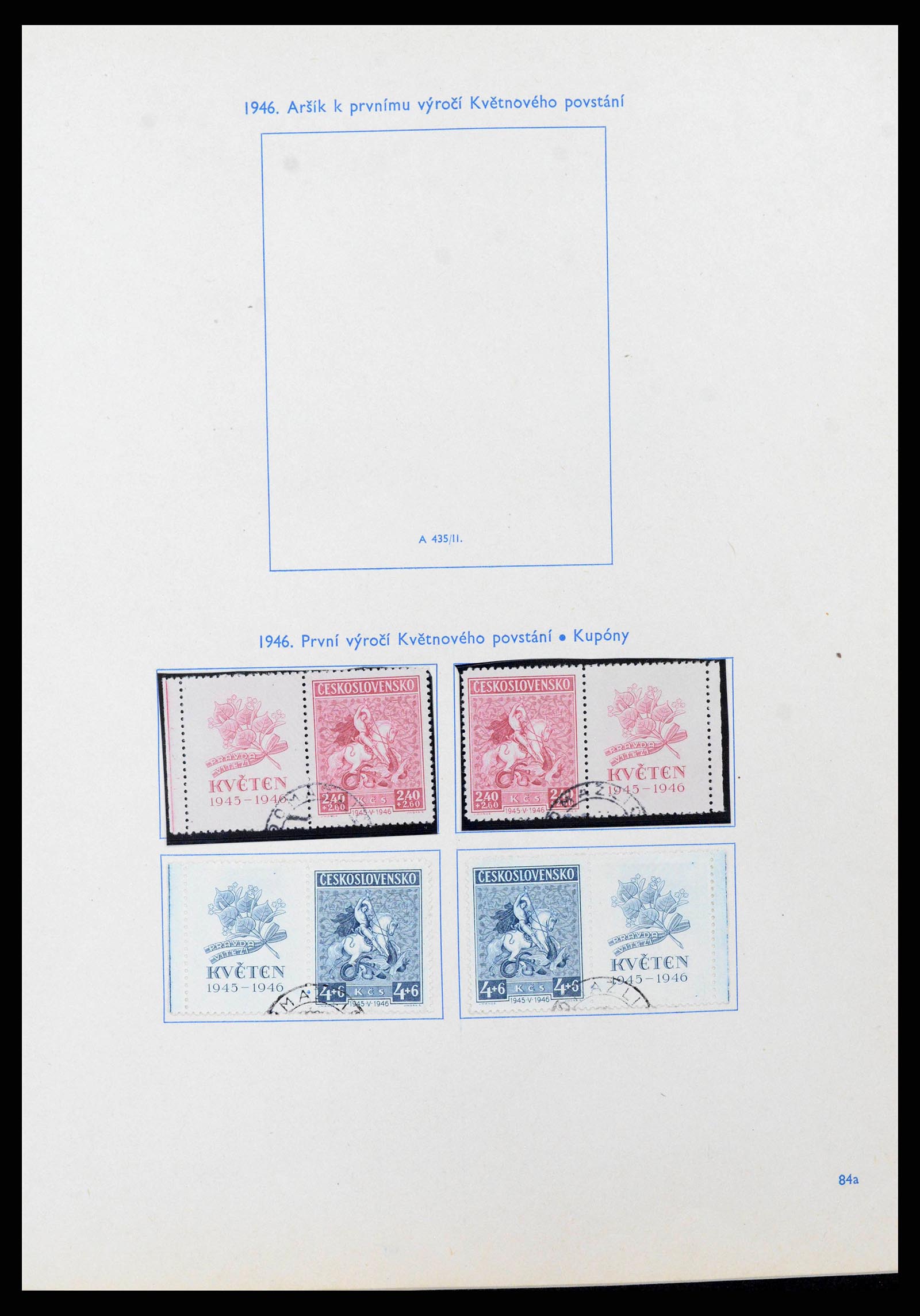 38213 0011 - Postzegelverzameling 38213 Tsjechoslowakije 1918-1990.