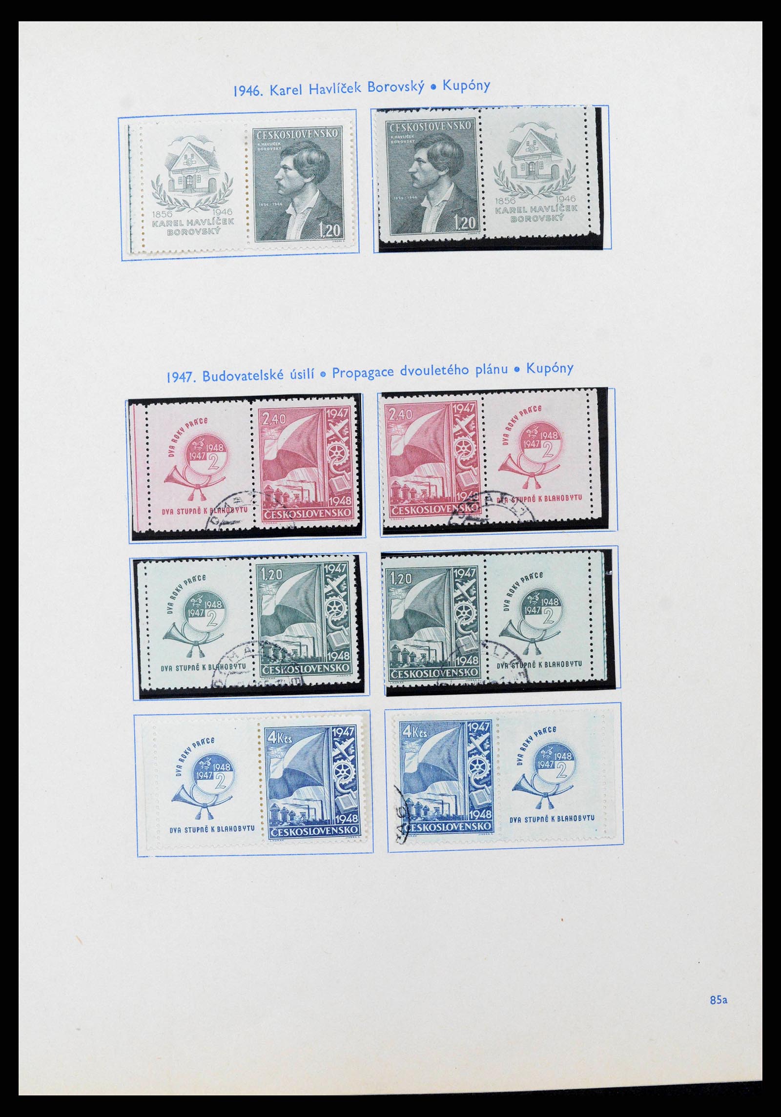 38213 0013 - Postzegelverzameling 38213 Tsjechoslowakije 1918-1990.