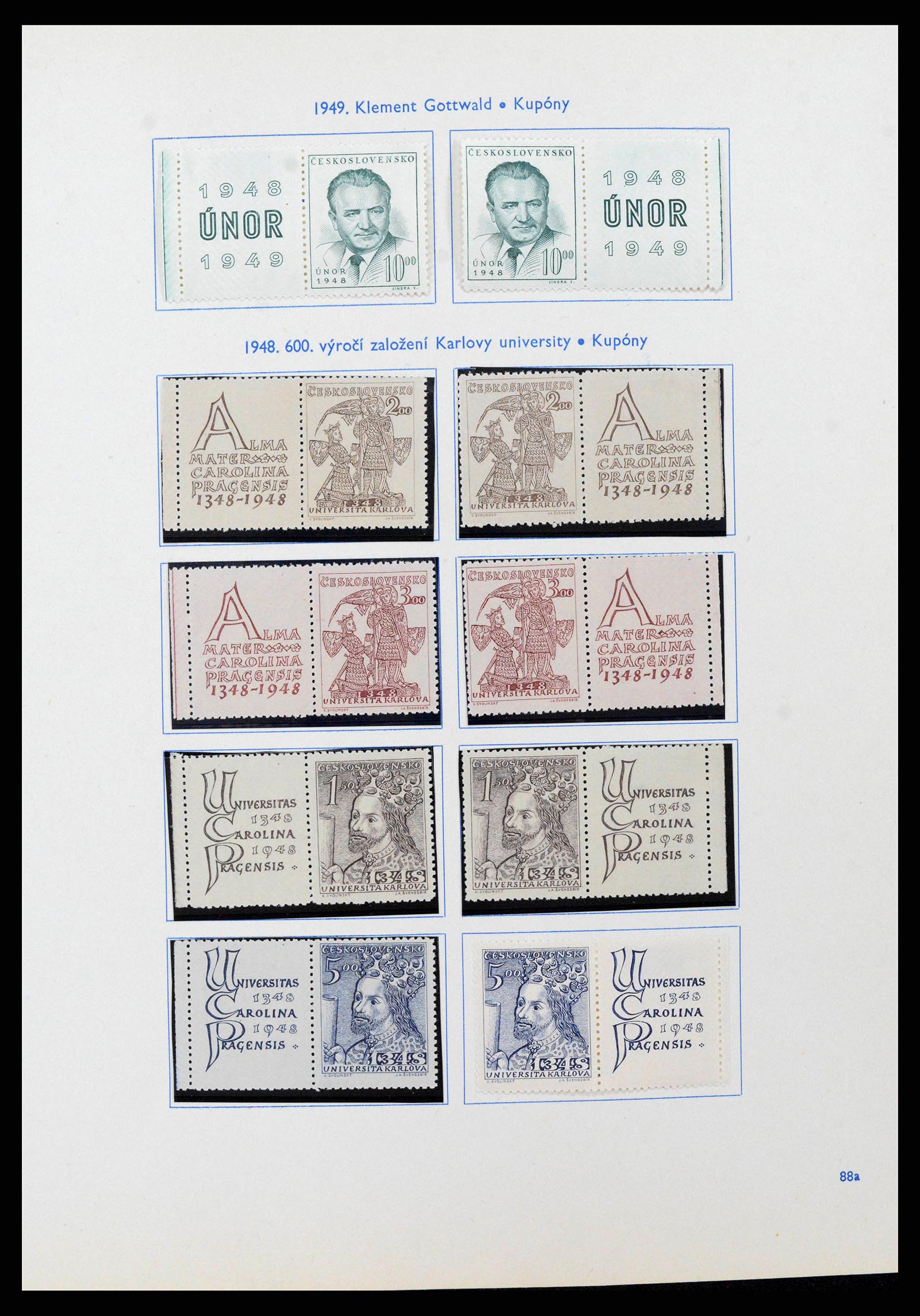 38213 0018 - Postzegelverzameling 38213 Tsjechoslowakije 1918-1990.
