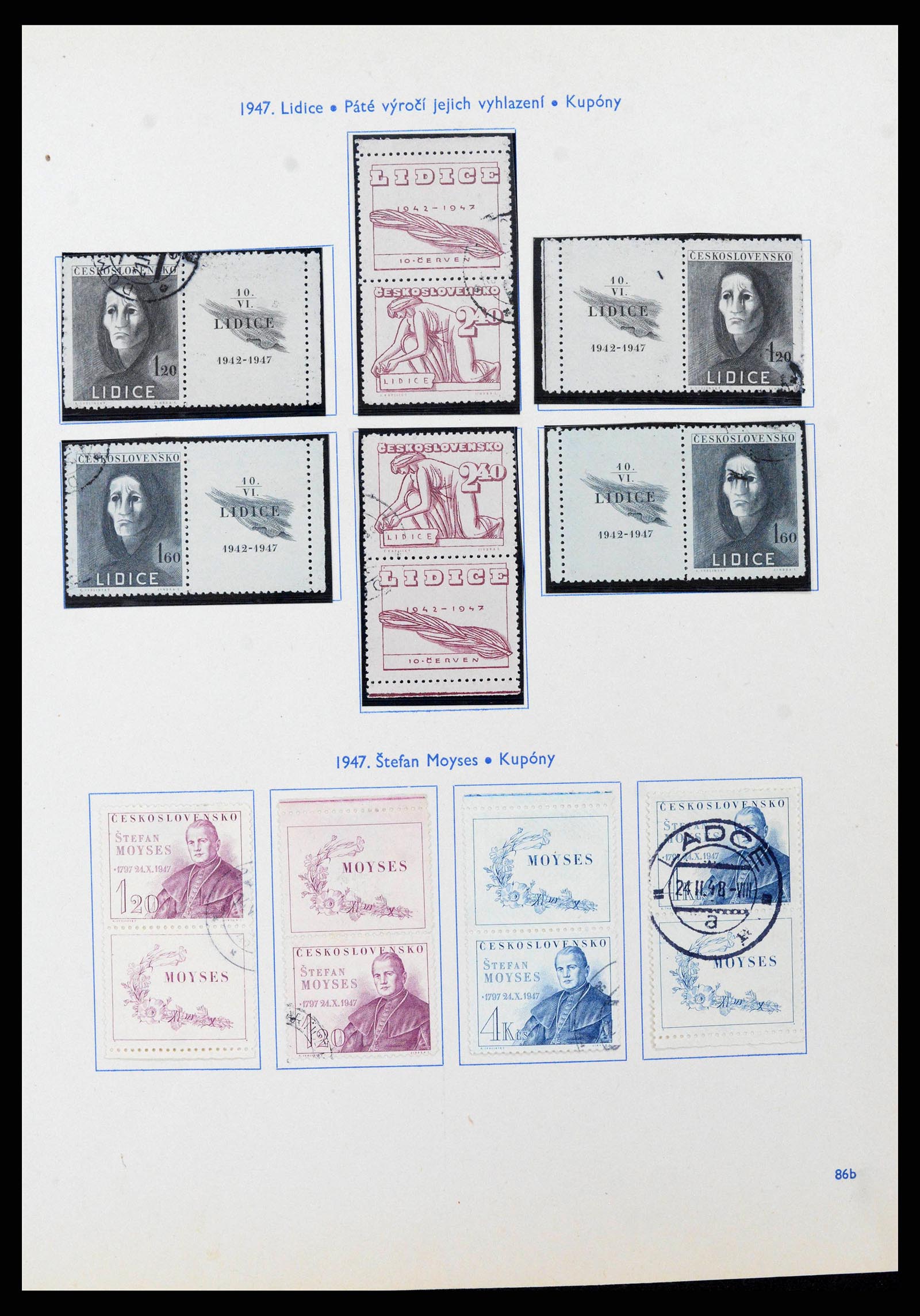 38213 0019 - Postzegelverzameling 38213 Tsjechoslowakije 1918-1990.