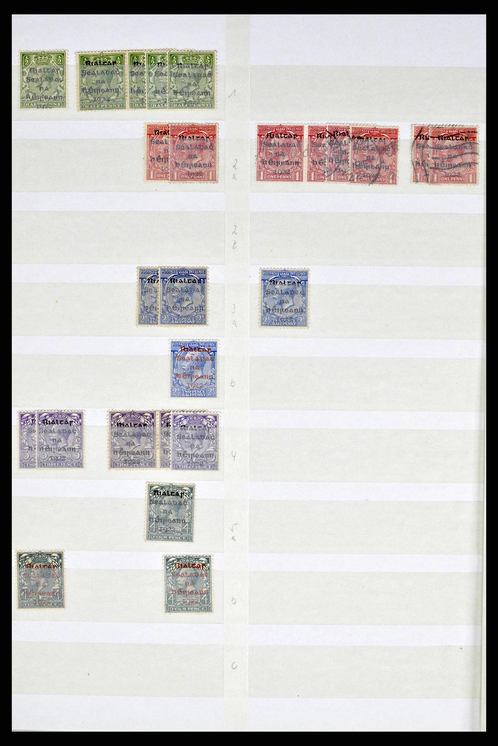 38214 0002 - Postzegelverzameling 38214 Ierland 1922-2000.
