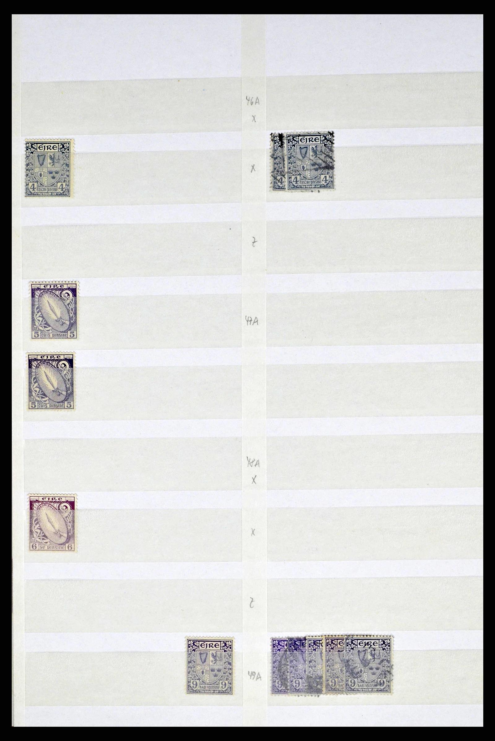 38214 0012 - Postzegelverzameling 38214 Ierland 1922-2000.