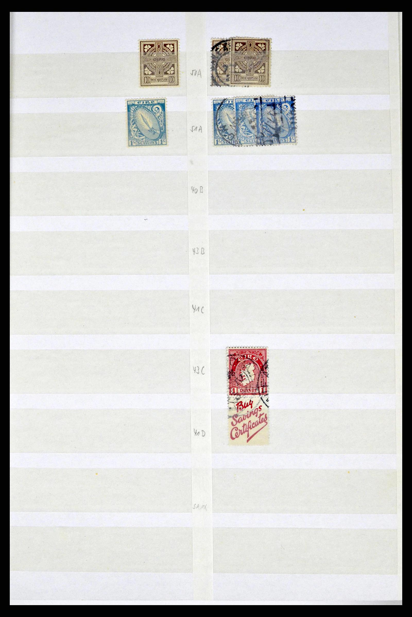 38214 0013 - Postzegelverzameling 38214 Ierland 1922-2000.