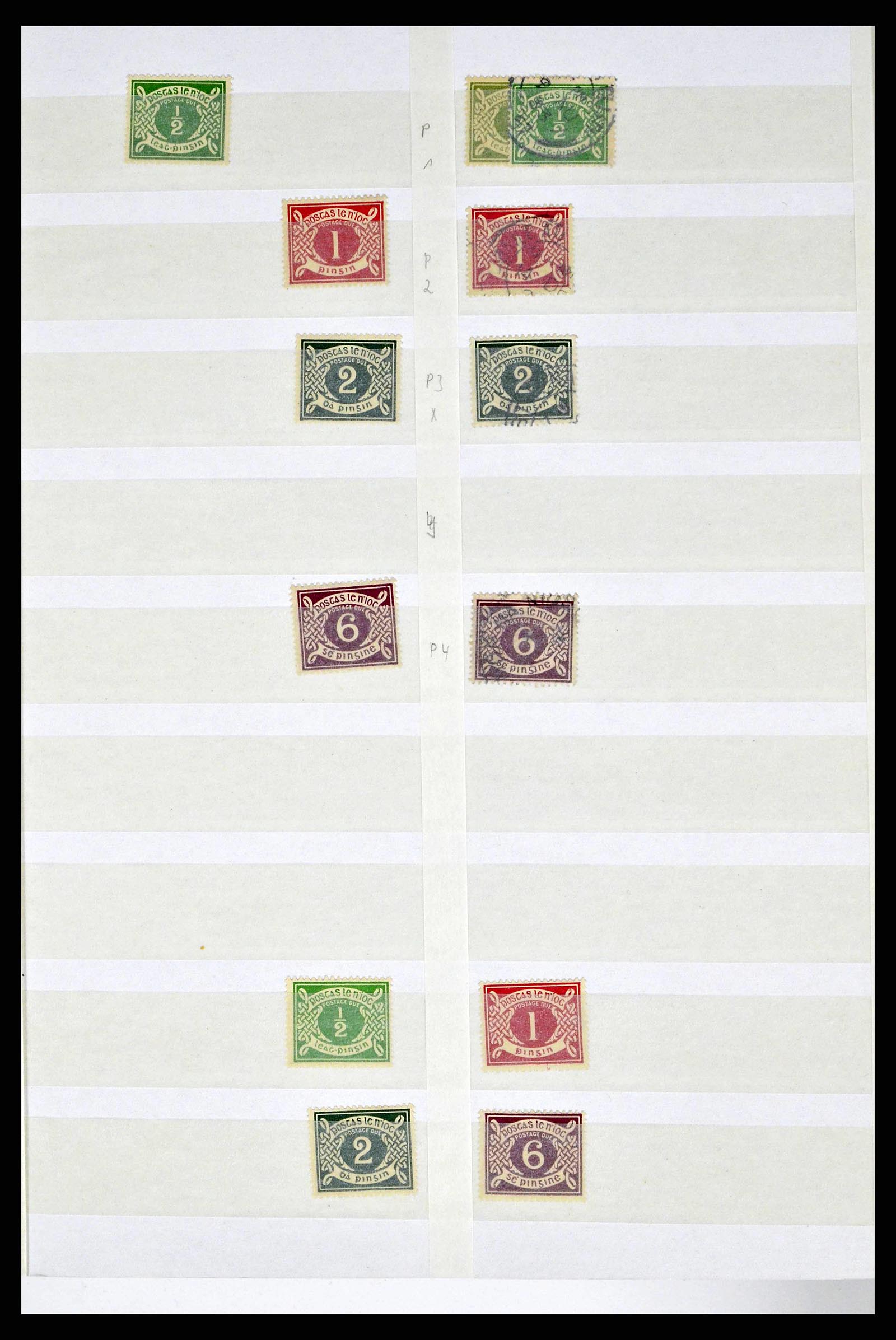 38214 0017 - Postzegelverzameling 38214 Ierland 1922-2000.
