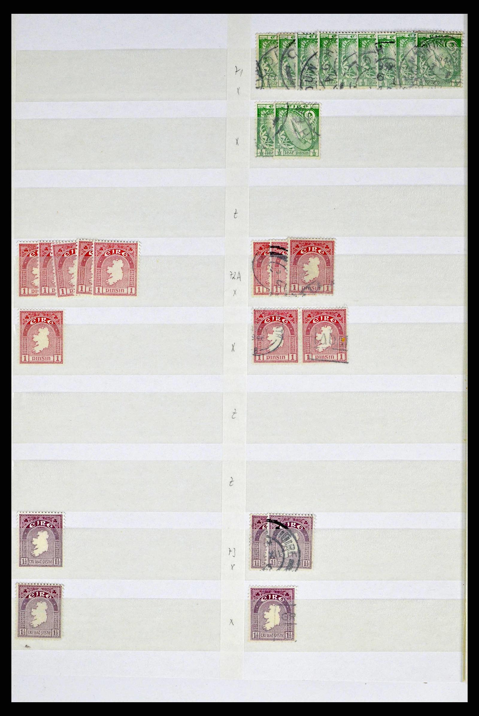 38214 0018 - Postzegelverzameling 38214 Ierland 1922-2000.