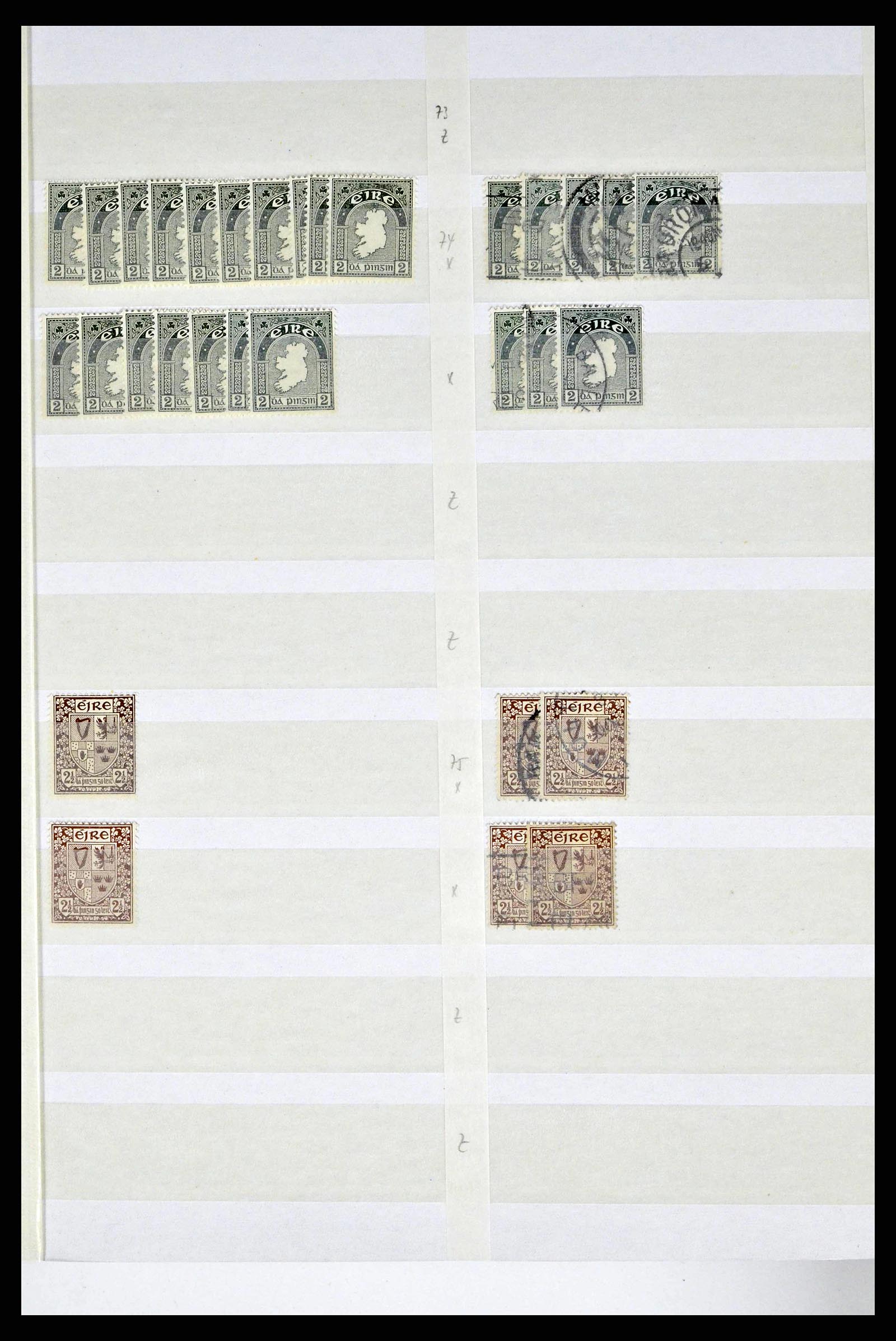 38214 0019 - Postzegelverzameling 38214 Ierland 1922-2000.