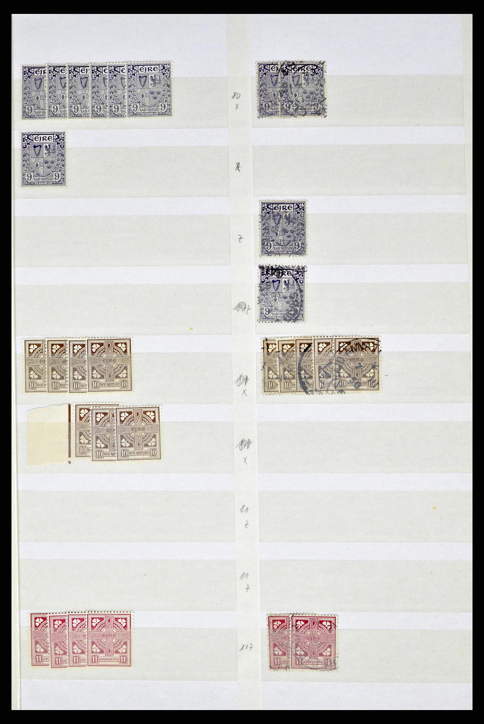 38214 0023 - Postzegelverzameling 38214 Ierland 1922-2000.