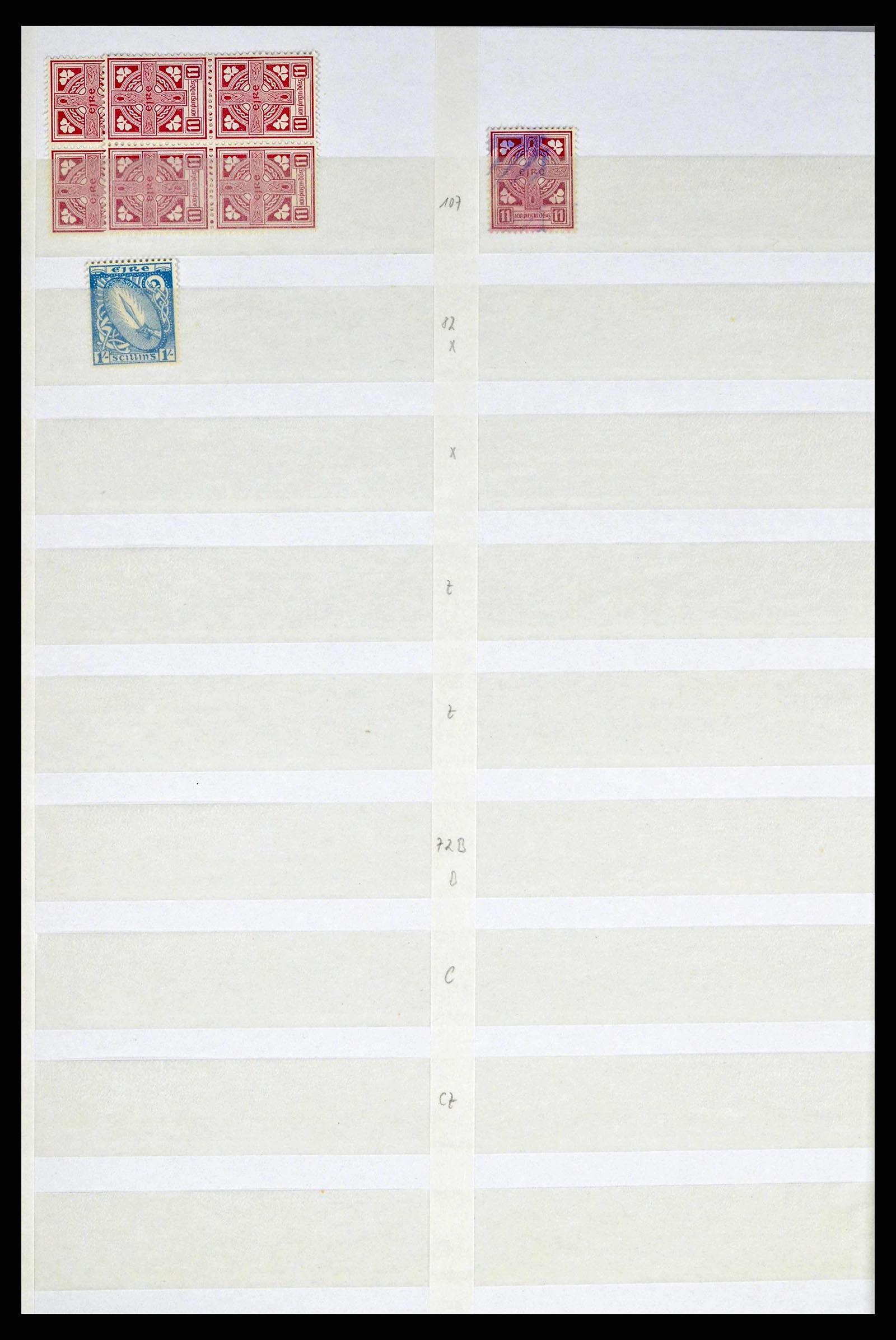 38214 0024 - Postzegelverzameling 38214 Ierland 1922-2000.