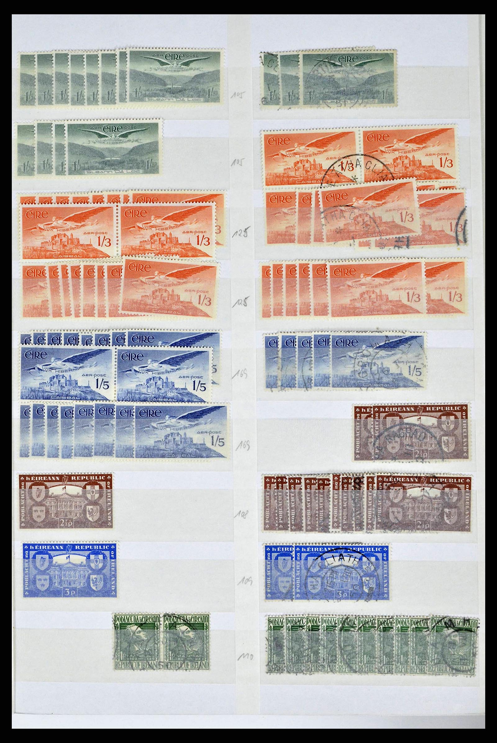 38214 0031 - Postzegelverzameling 38214 Ierland 1922-2000.