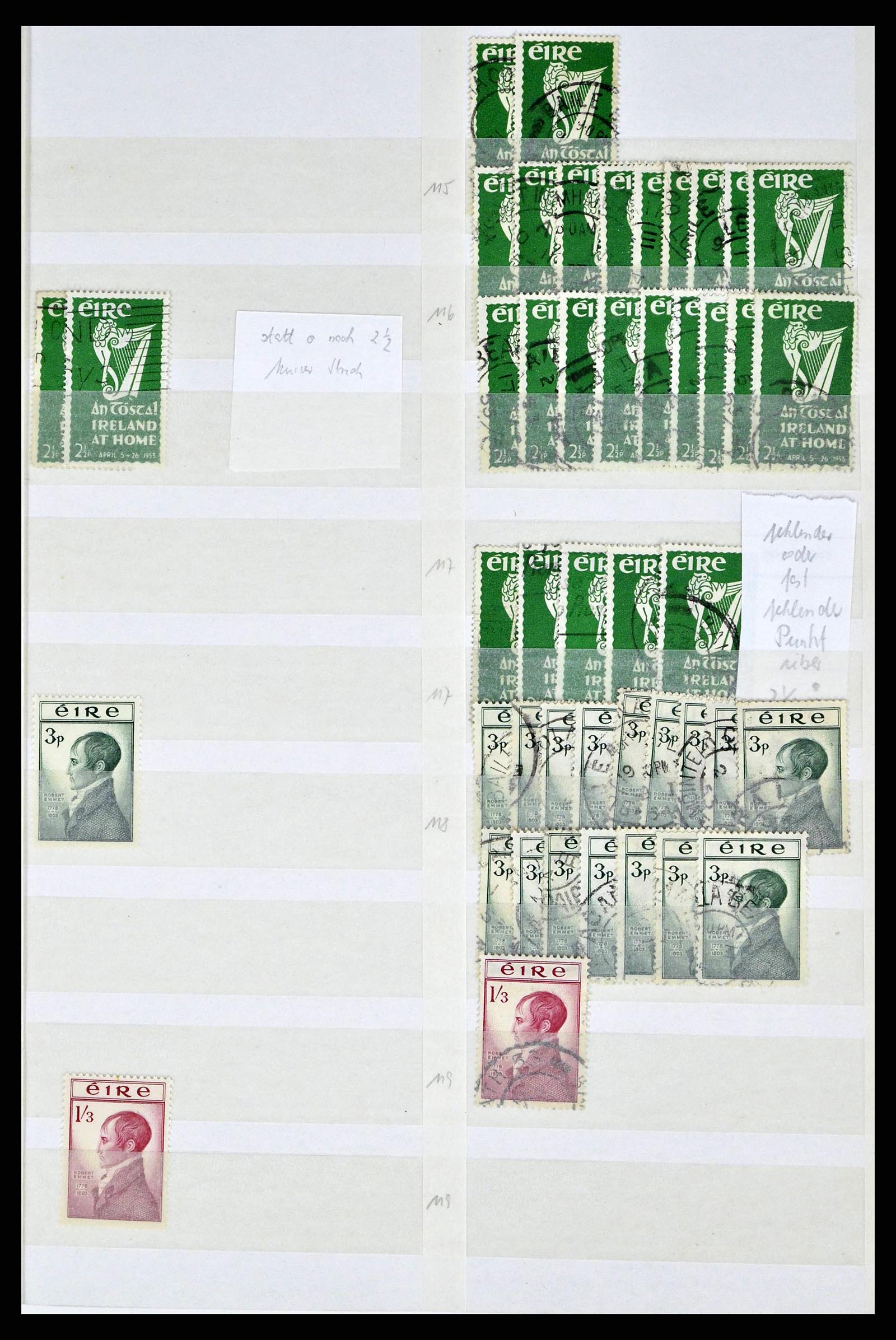 38214 0033 - Postzegelverzameling 38214 Ierland 1922-2000.