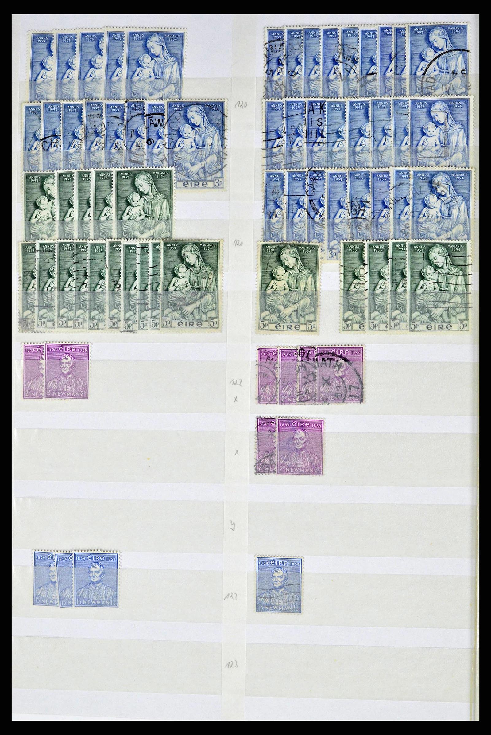38214 0034 - Postzegelverzameling 38214 Ierland 1922-2000.