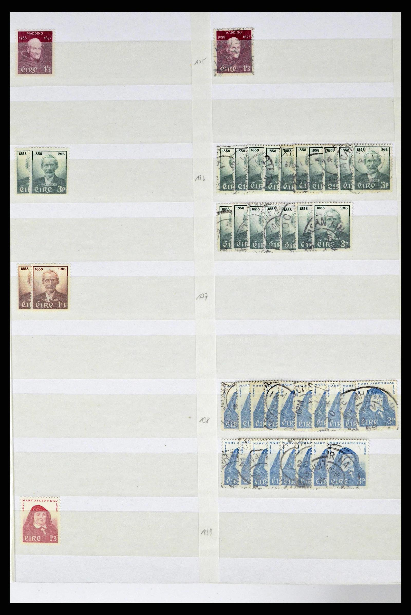 38214 0037 - Postzegelverzameling 38214 Ierland 1922-2000.