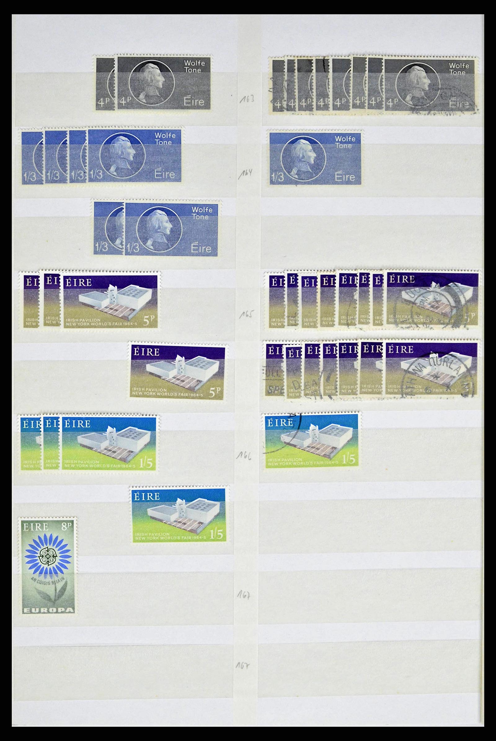 38214 0044 - Postzegelverzameling 38214 Ierland 1922-2000.