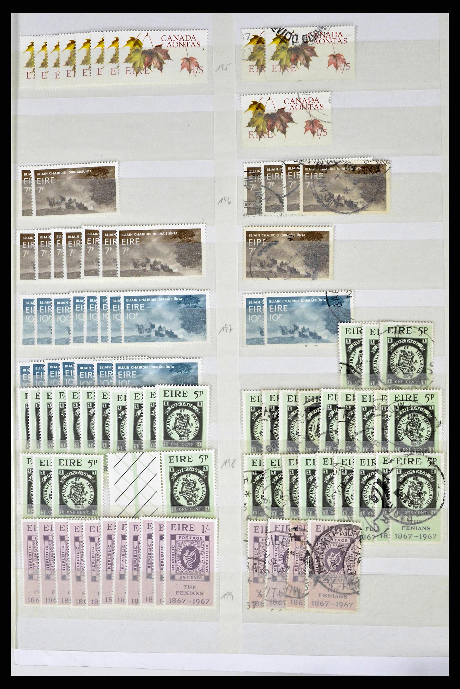 38214 0055 - Postzegelverzameling 38214 Ierland 1922-2000.