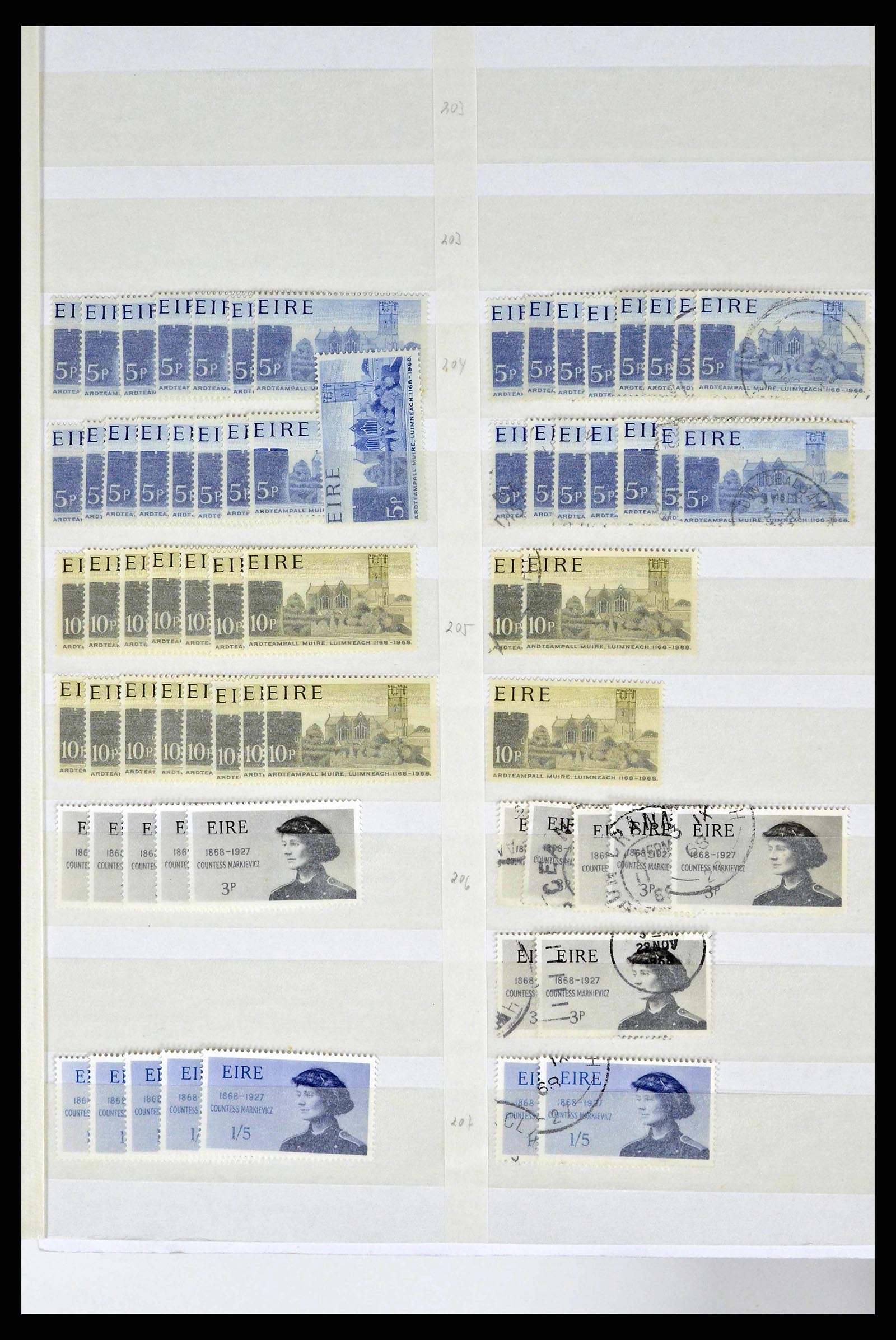 38214 0057 - Postzegelverzameling 38214 Ierland 1922-2000.