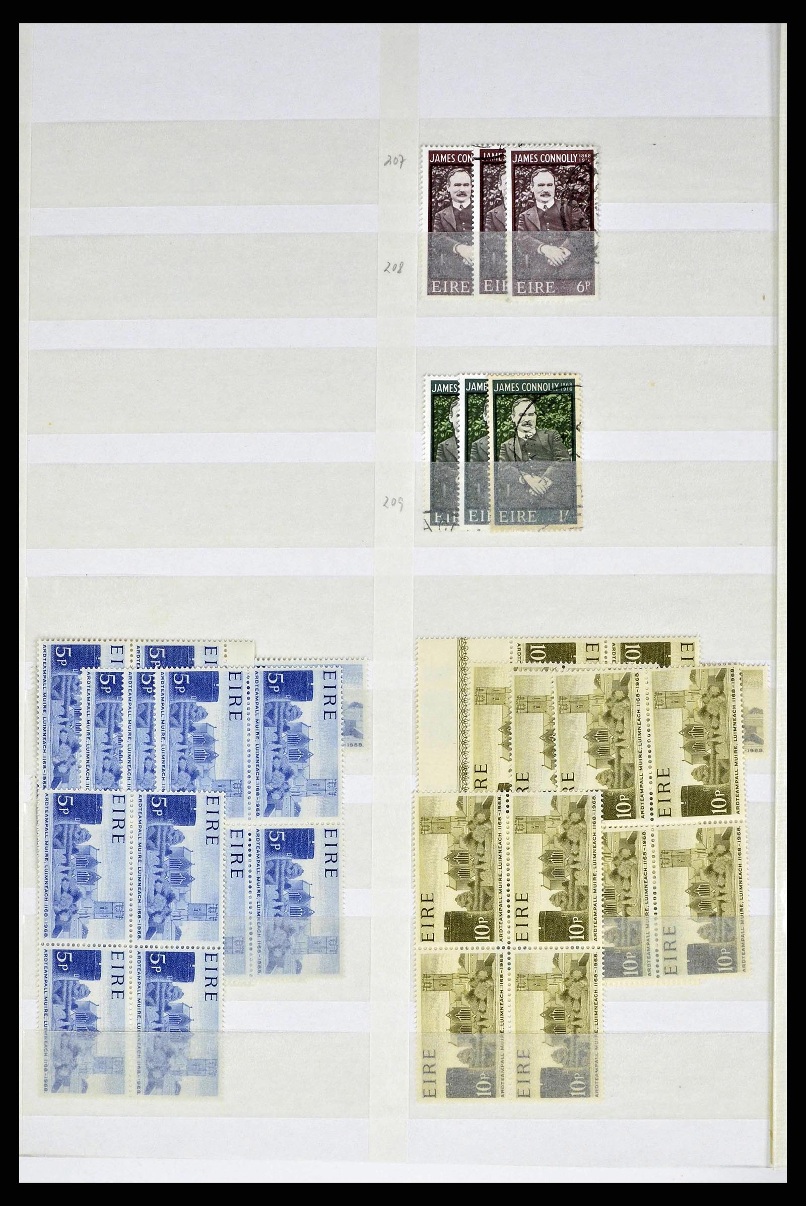 38214 0058 - Postzegelverzameling 38214 Ierland 1922-2000.