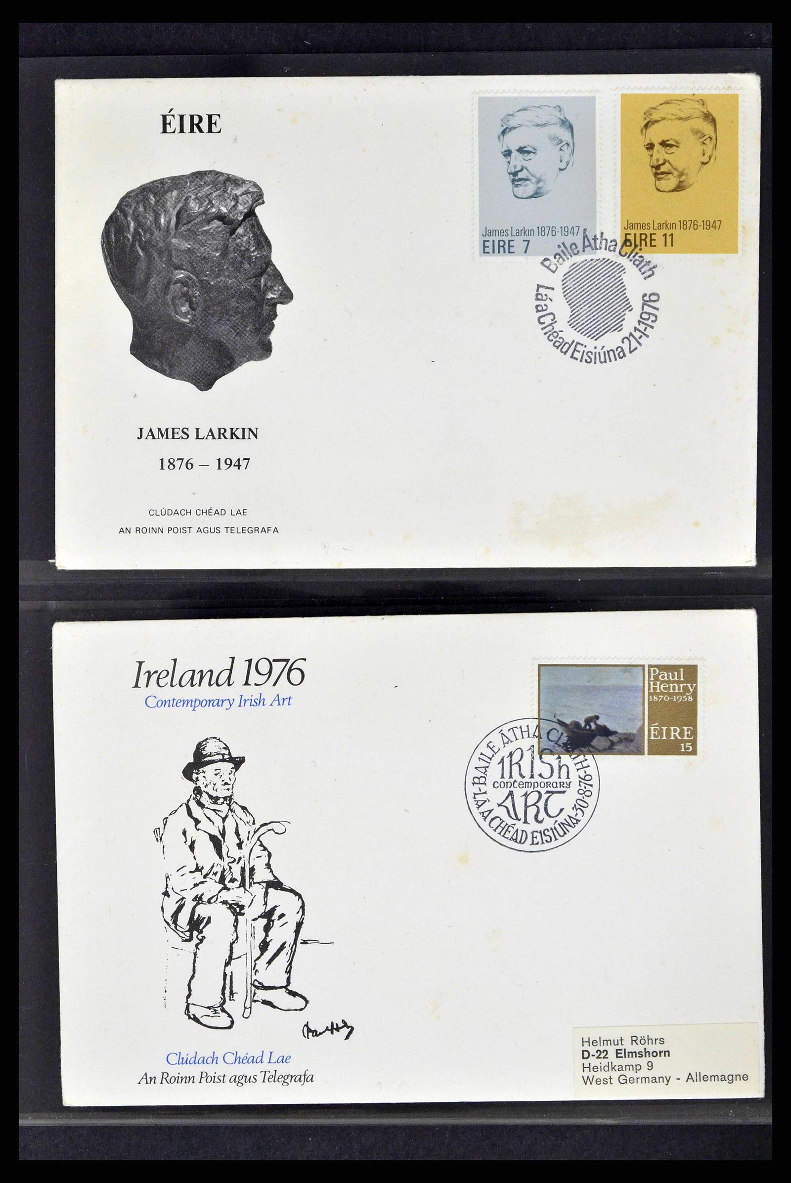 38214 0290 - Stamp collection 38214 Ireland 1922-2000.