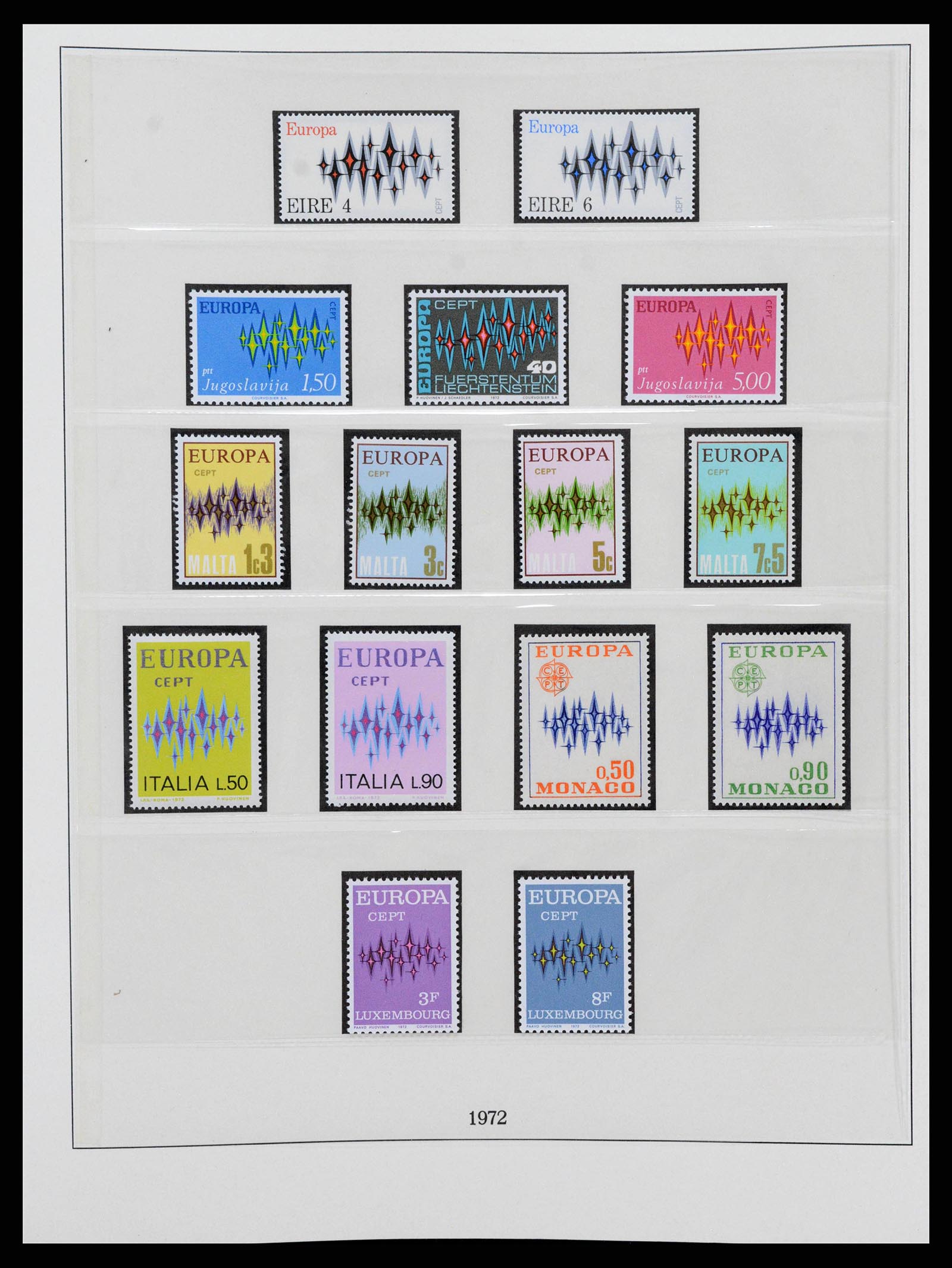 38216 0045 - Postzegelverzameling 38216 Europa Cept compleet 1956-2001.