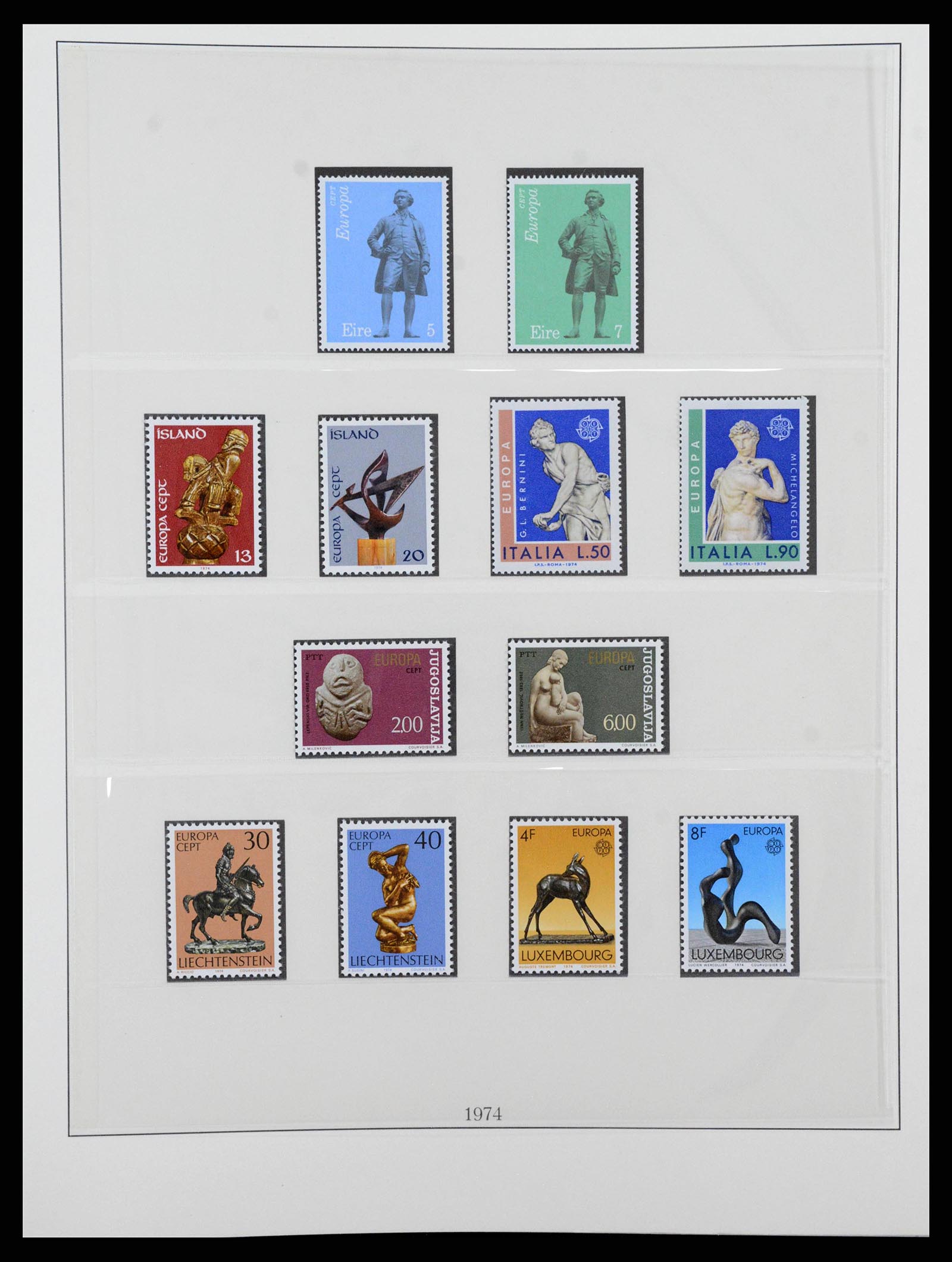 38216 0052 - Postzegelverzameling 38216 Europa Cept compleet 1956-2001.