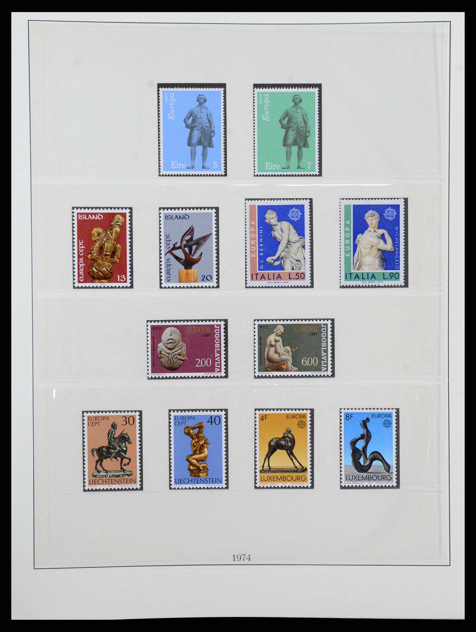 38216 0057 - Postzegelverzameling 38216 Europa Cept compleet 1956-2001.