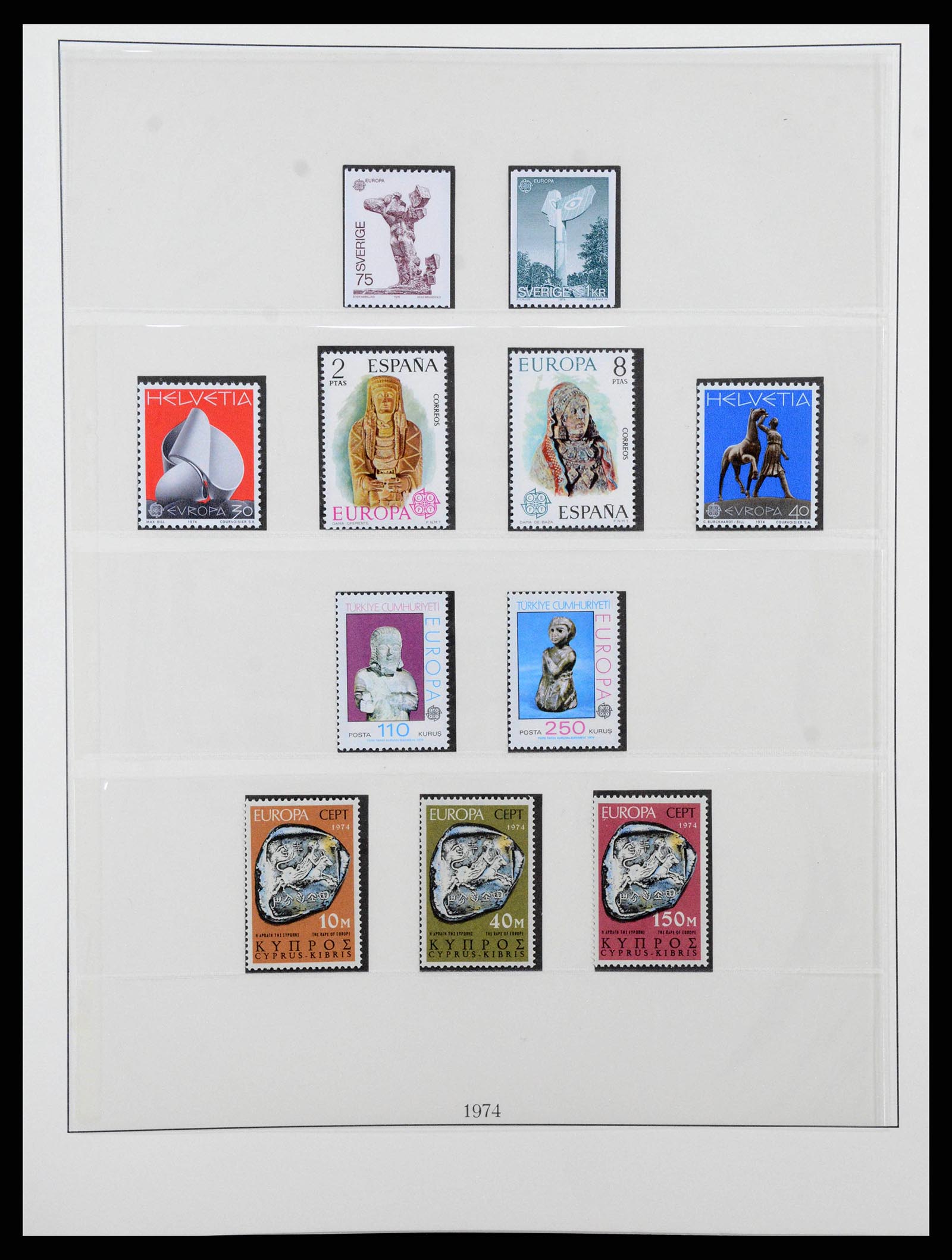 38216 0059 - Postzegelverzameling 38216 Europa Cept compleet 1956-2001.