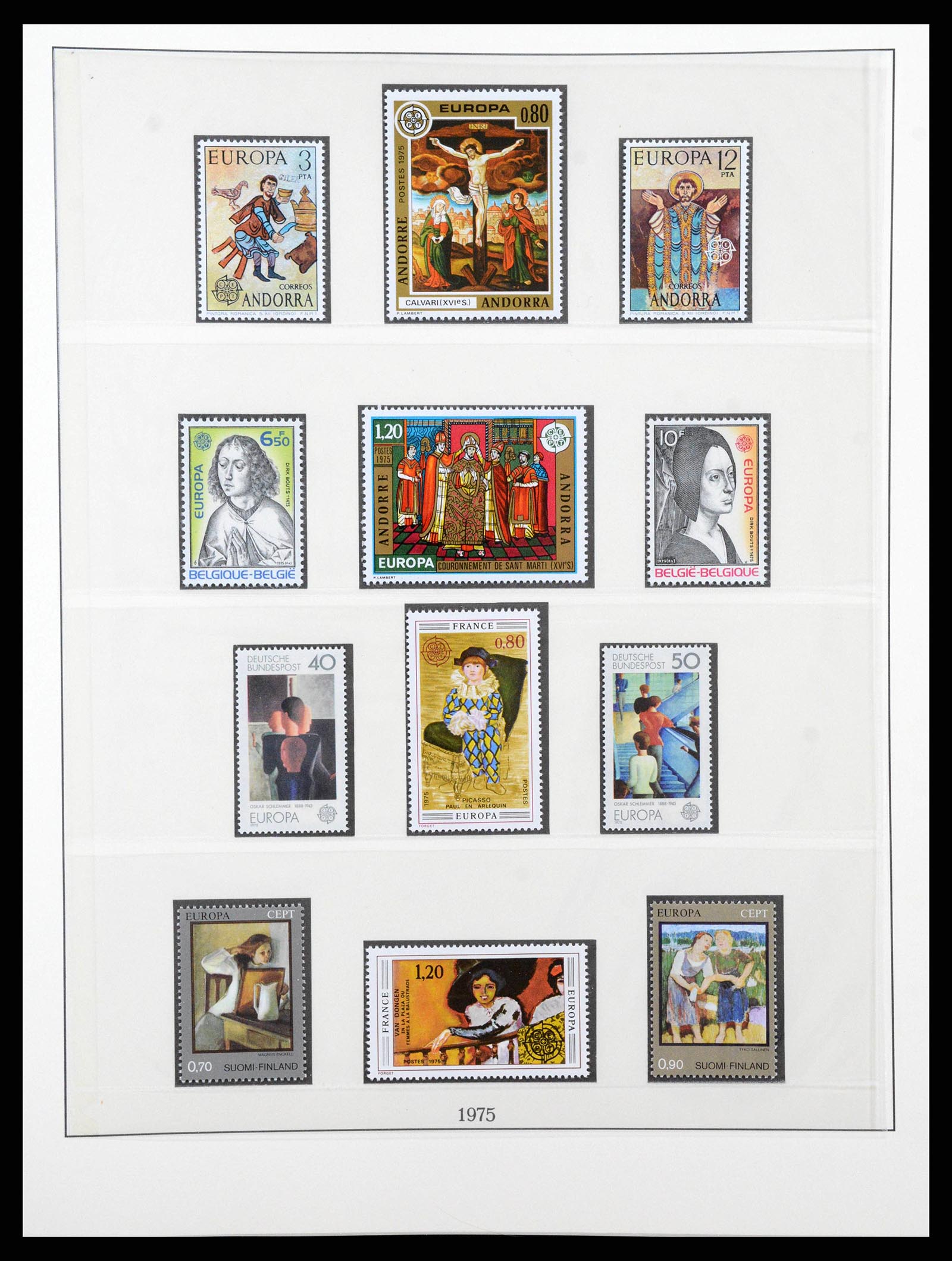 38216 0061 - Postzegelverzameling 38216 Europa Cept compleet 1956-2001.