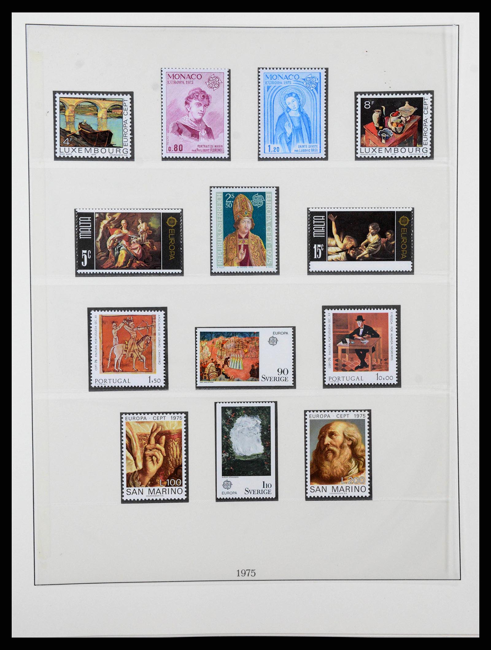 38216 0063 - Postzegelverzameling 38216 Europa Cept compleet 1956-2001.