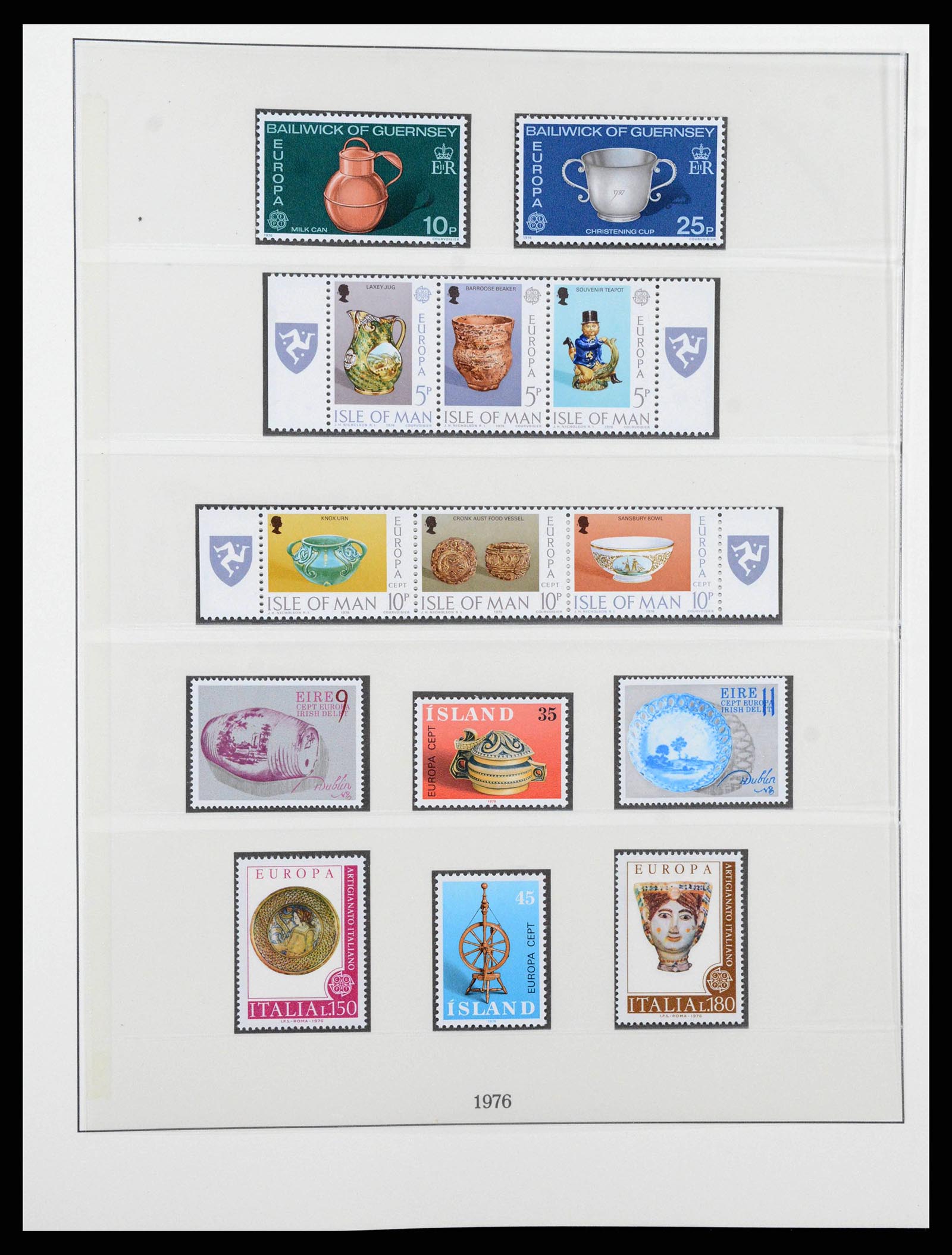 38216 0067 - Postzegelverzameling 38216 Europa Cept compleet 1956-2001.