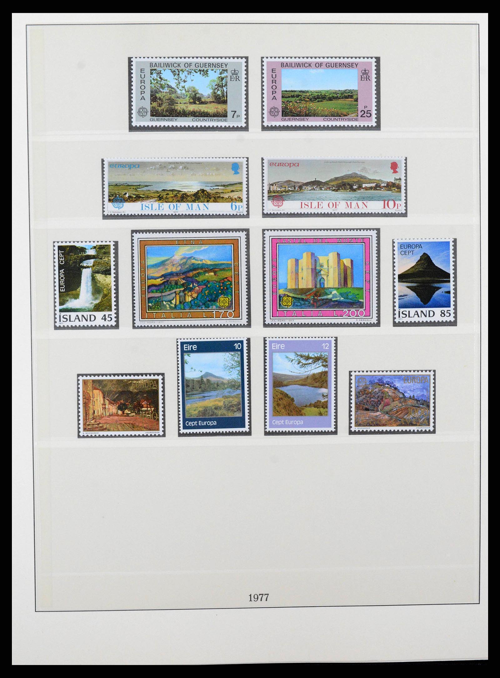 38216 0072 - Postzegelverzameling 38216 Europa Cept compleet 1956-2001.