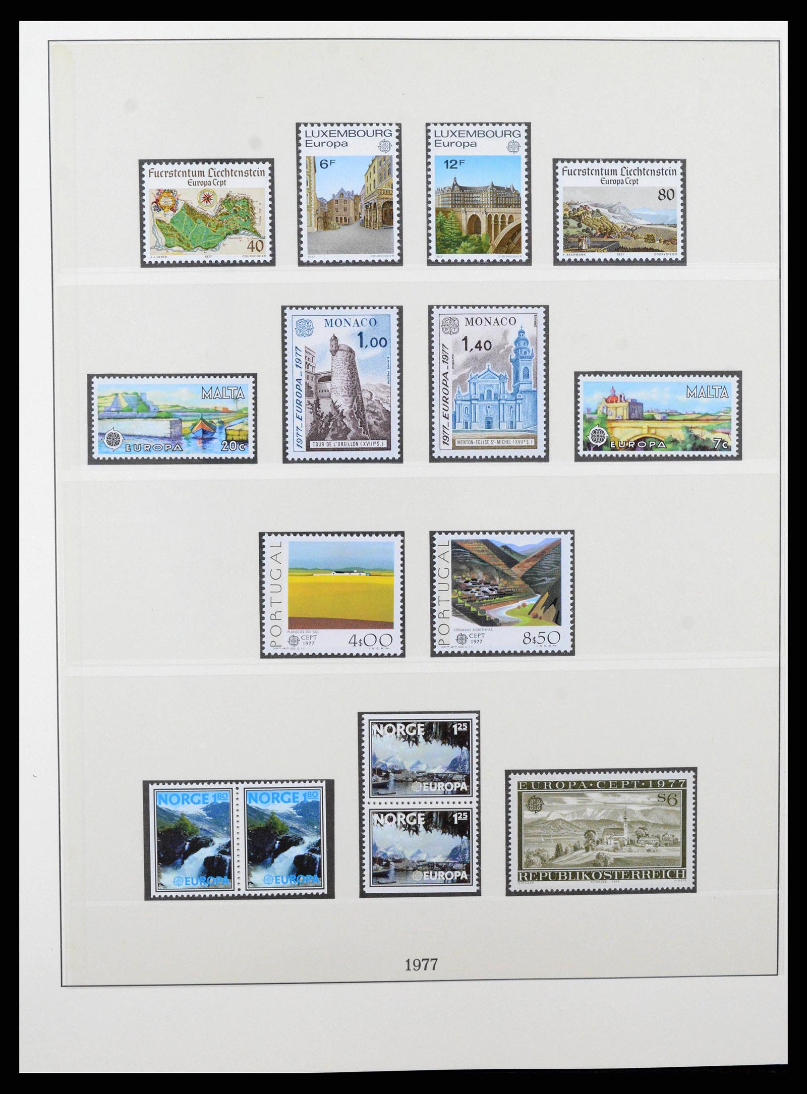 38216 0073 - Postzegelverzameling 38216 Europa Cept compleet 1956-2001.