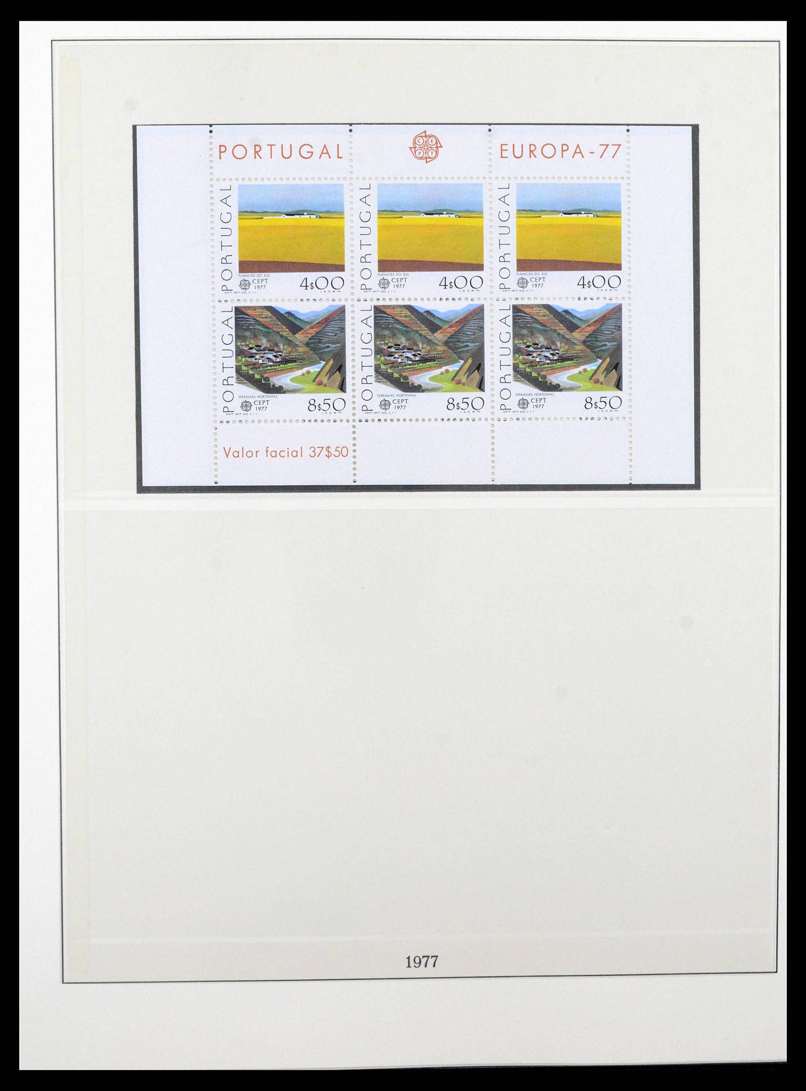 38216 0075 - Postzegelverzameling 38216 Europa Cept compleet 1956-2001.