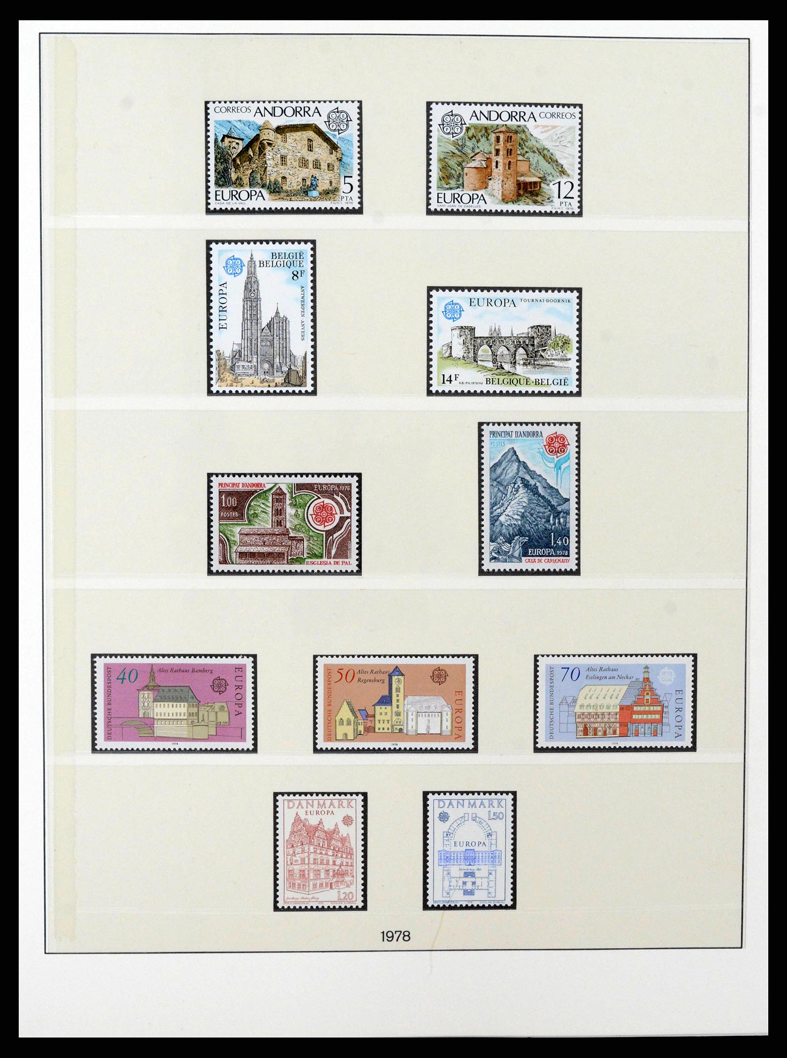 38216 0077 - Postzegelverzameling 38216 Europa Cept compleet 1956-2001.