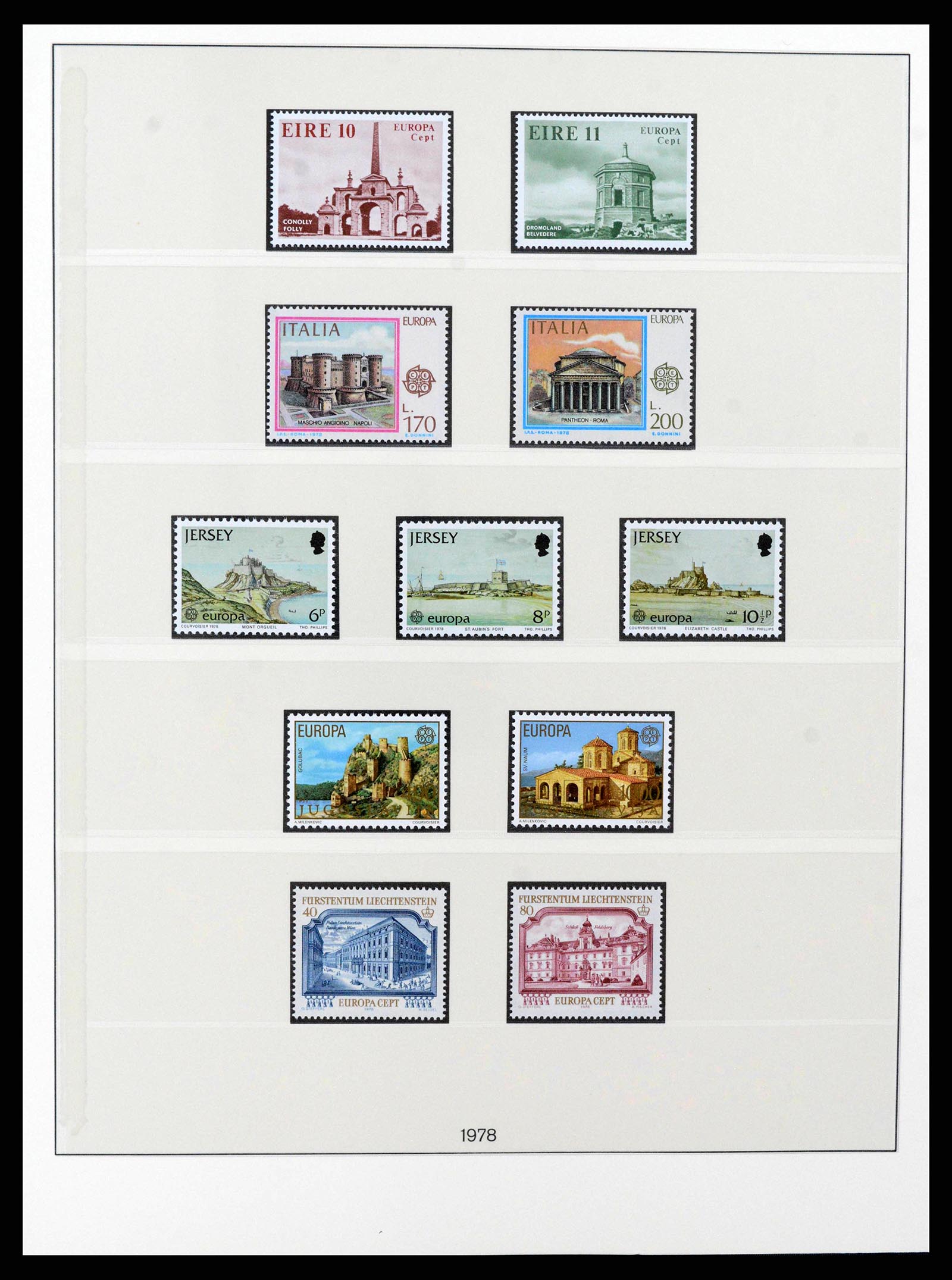 38216 0079 - Postzegelverzameling 38216 Europa Cept compleet 1956-2001.