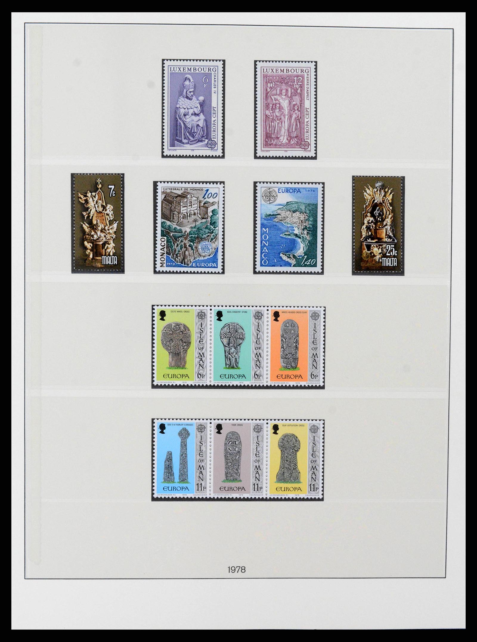 38216 0080 - Postzegelverzameling 38216 Europa Cept compleet 1956-2001.