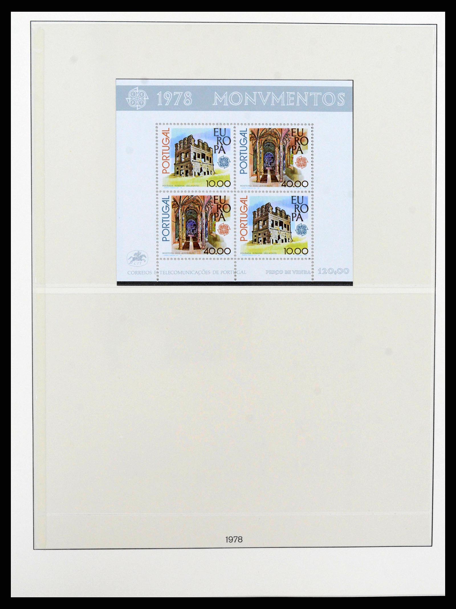 38216 0085 - Postzegelverzameling 38216 Europa Cept compleet 1956-2001.
