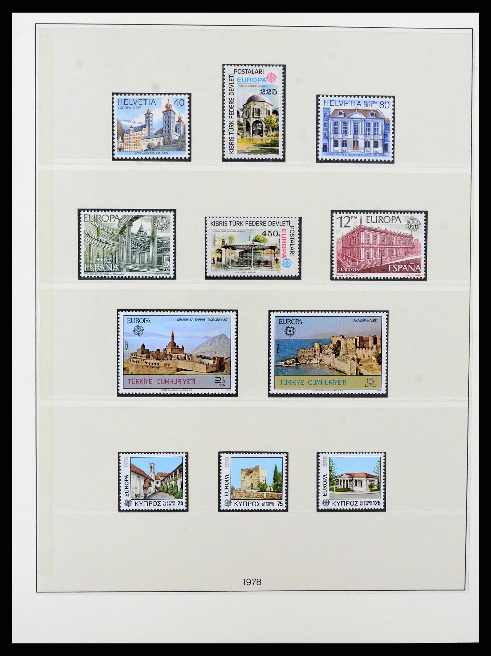 38216 0086 - Postzegelverzameling 38216 Europa Cept compleet 1956-2001.