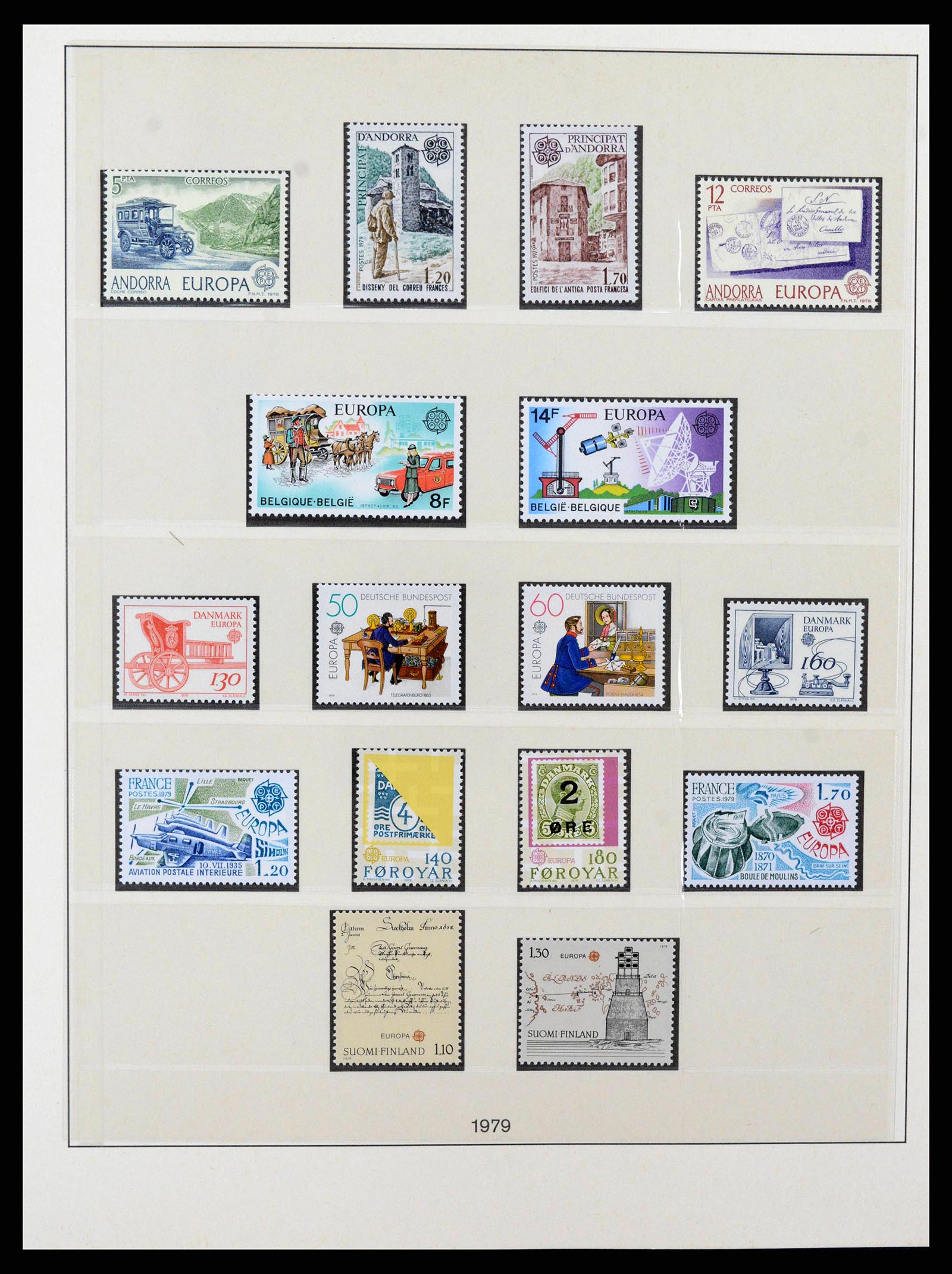 38216 0087 - Postzegelverzameling 38216 Europa Cept compleet 1956-2001.