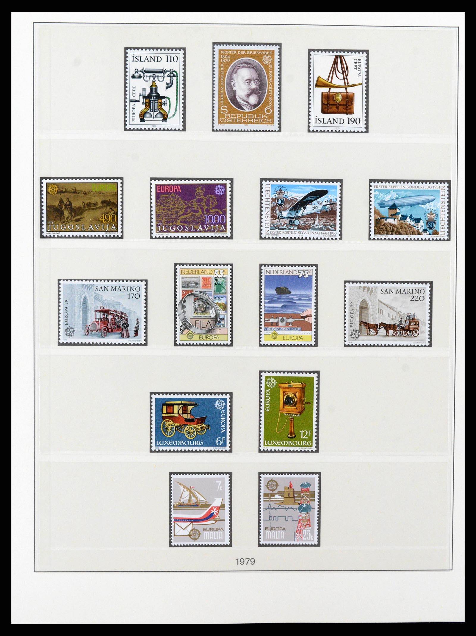 38216 0089 - Postzegelverzameling 38216 Europa Cept compleet 1956-2001.