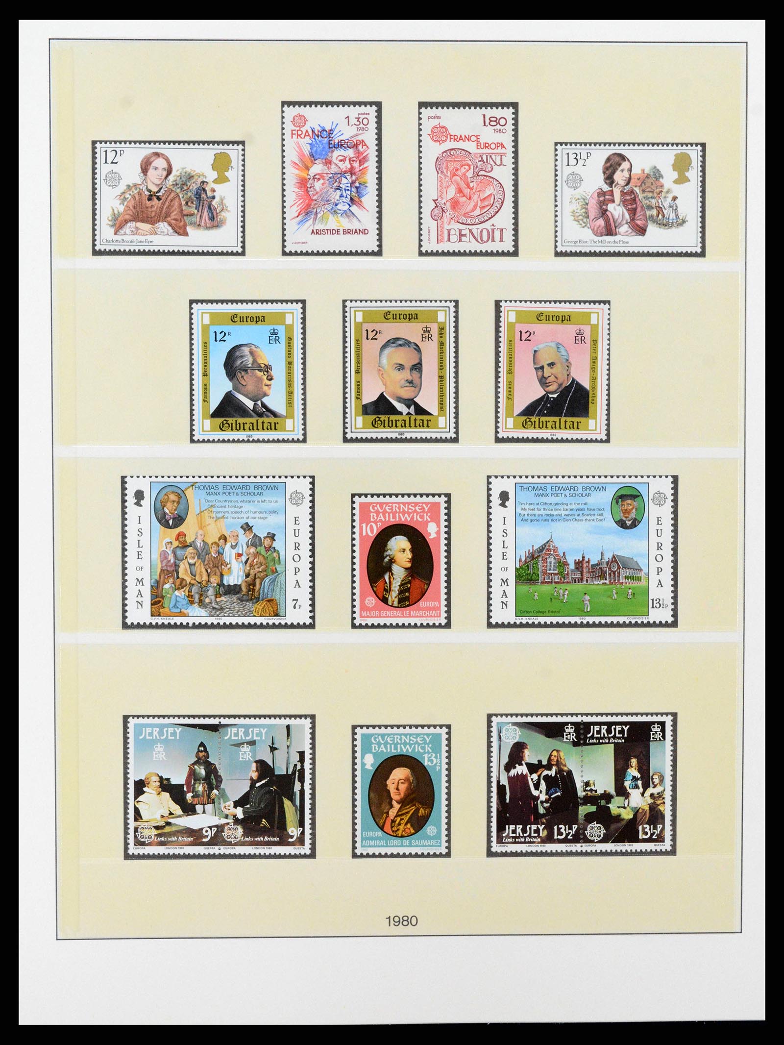 38216 0094 - Postzegelverzameling 38216 Europa Cept compleet 1956-2001.