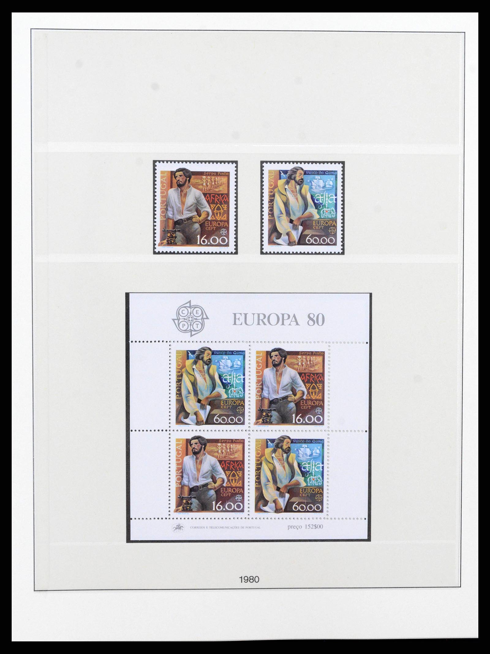 38216 0098 - Postzegelverzameling 38216 Europa Cept compleet 1956-2001.