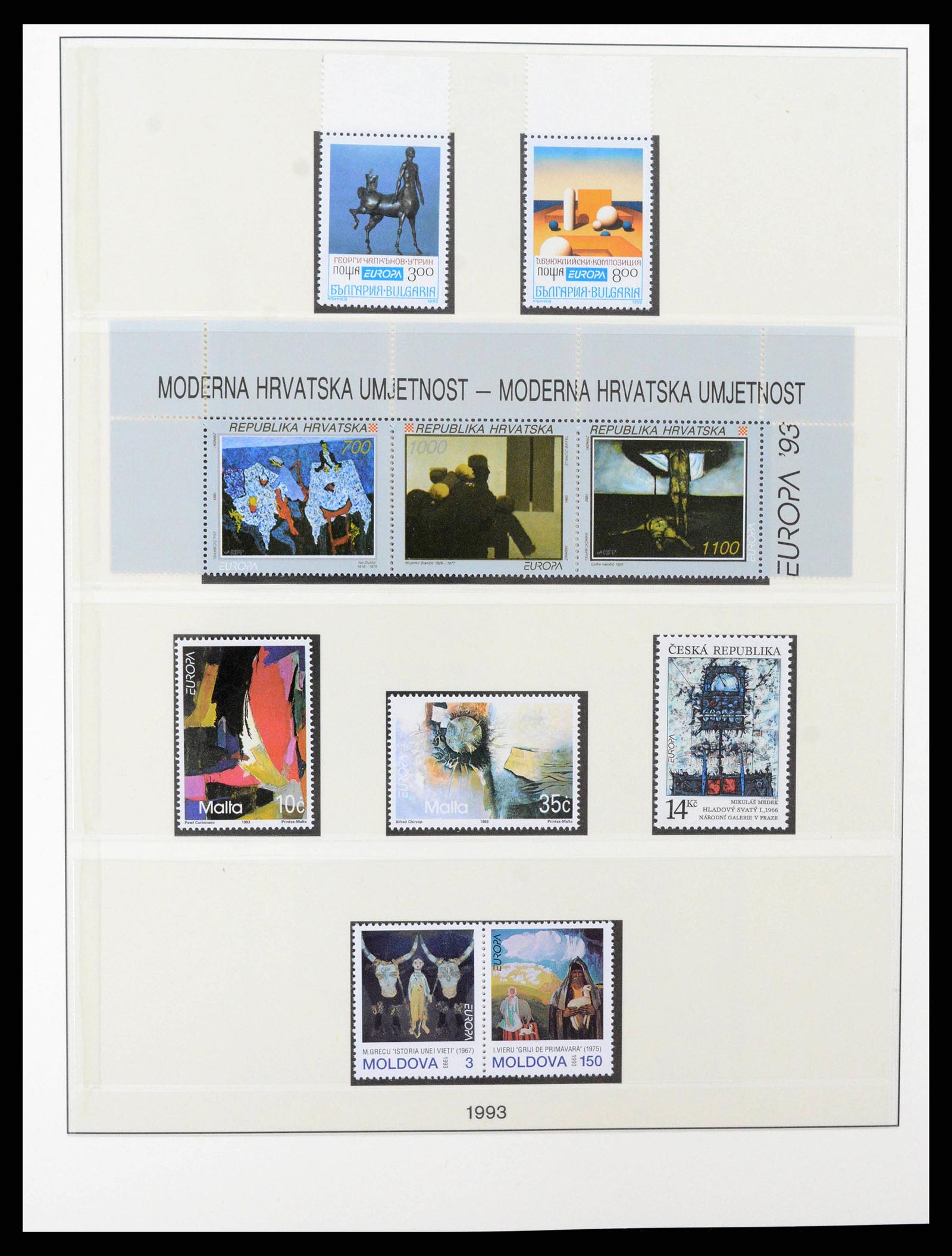 38216 0347 - Postzegelverzameling 38216 Europa Cept compleet 1956-2001.