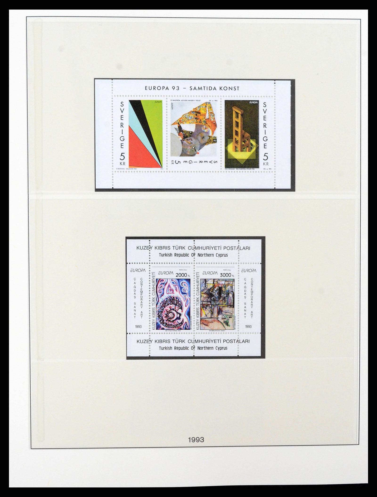 38216 0350 - Postzegelverzameling 38216 Europa Cept compleet 1956-2001.