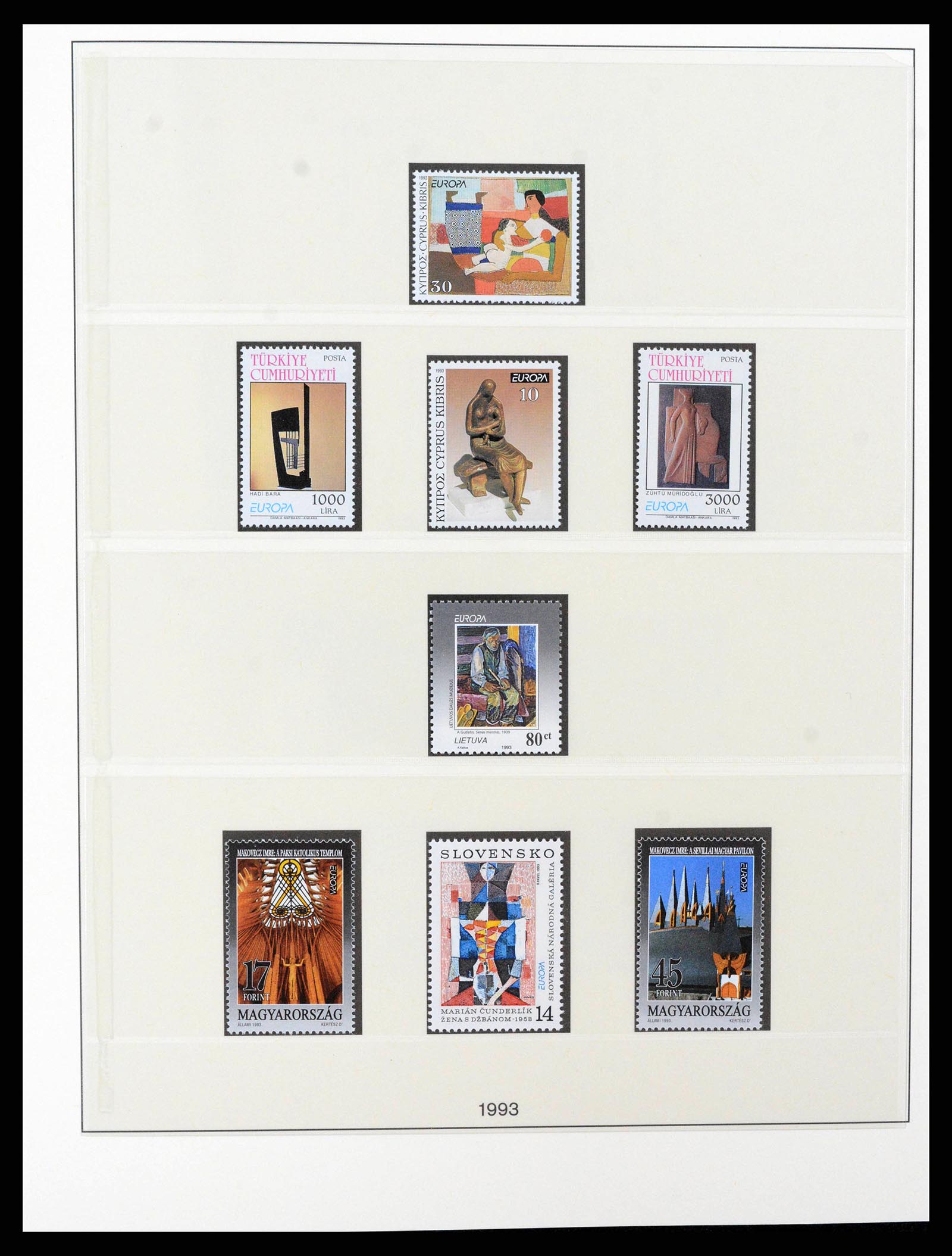 38216 0353 - Postzegelverzameling 38216 Europa Cept compleet 1956-2001.